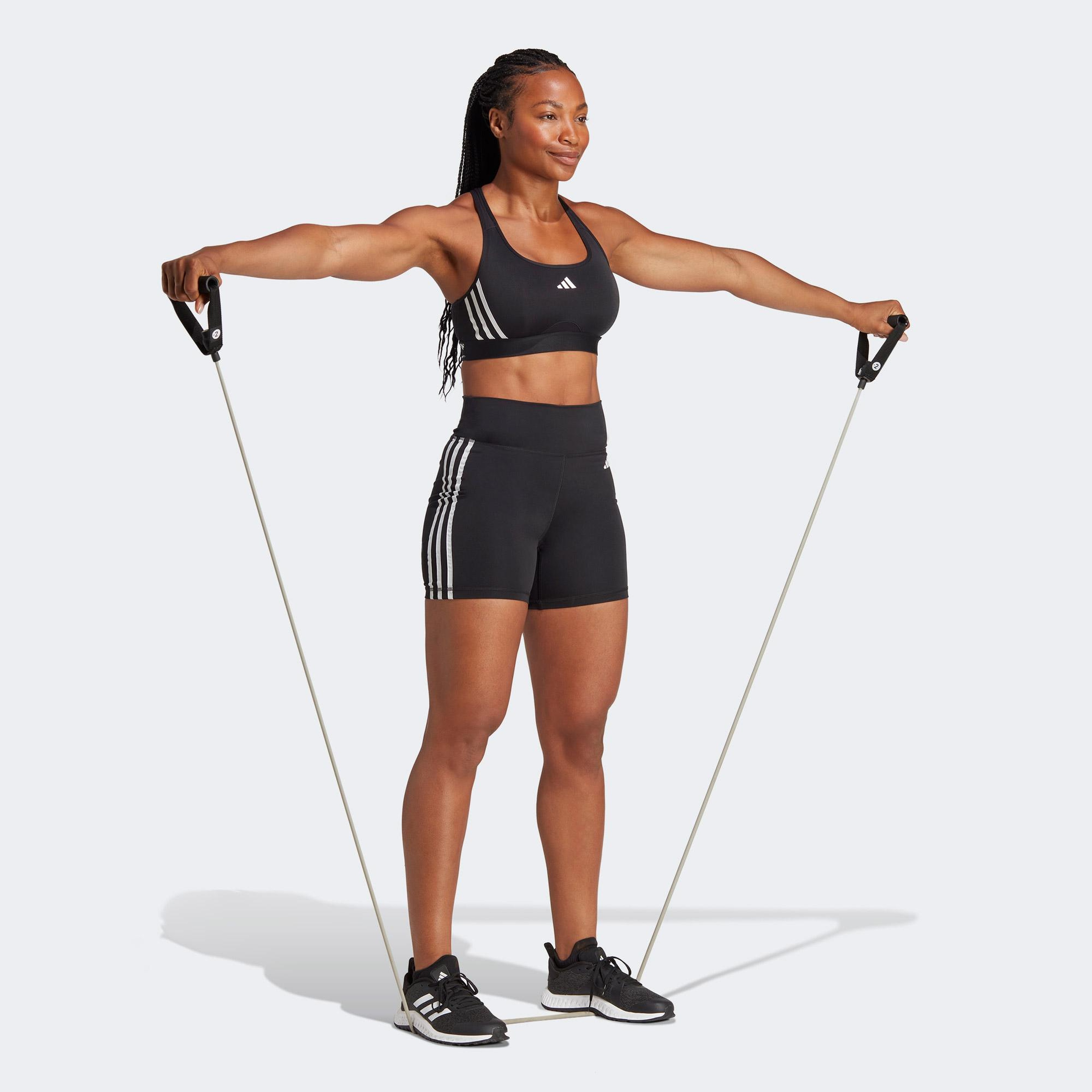 adidas Power Impact 3S Kadın Siyah Antrenman Bra