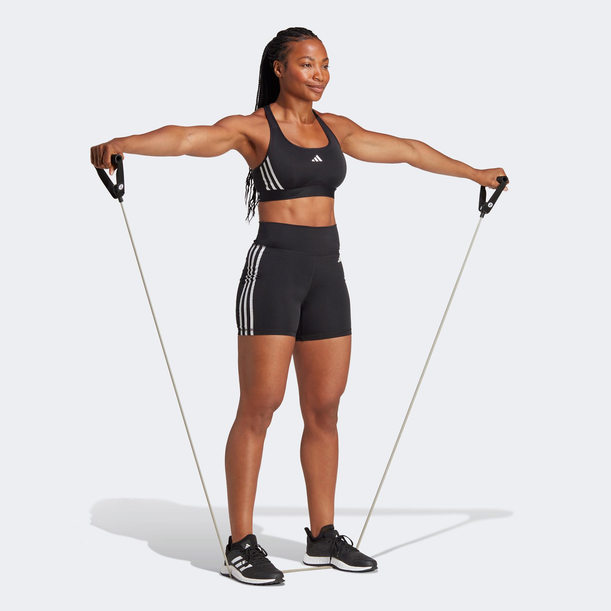 adidas Power Impact 3S Kadın Siyah Antrenman Bra
