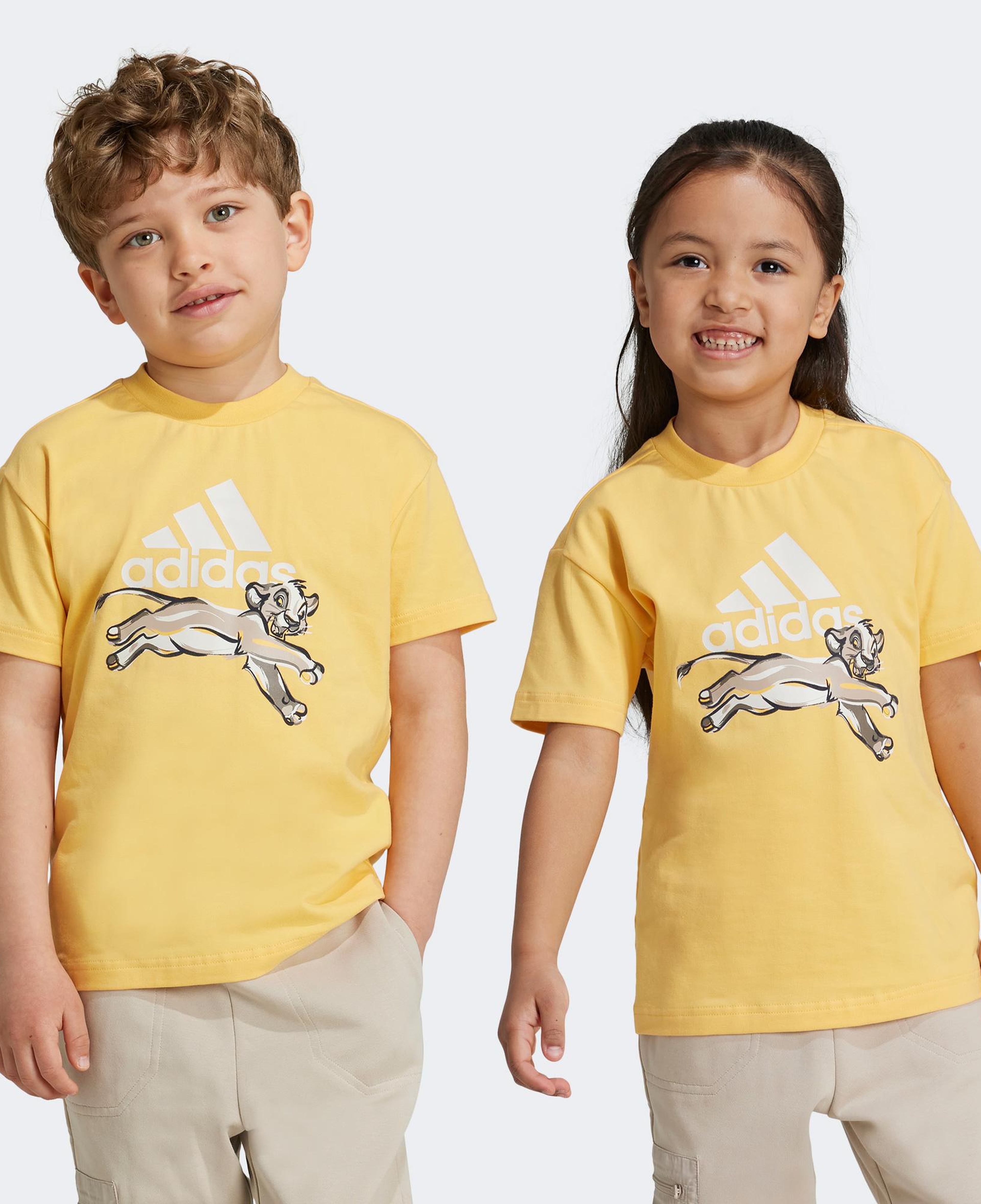 adidas Disney Lion King Çocuk Sarı Günlük T-Shirt