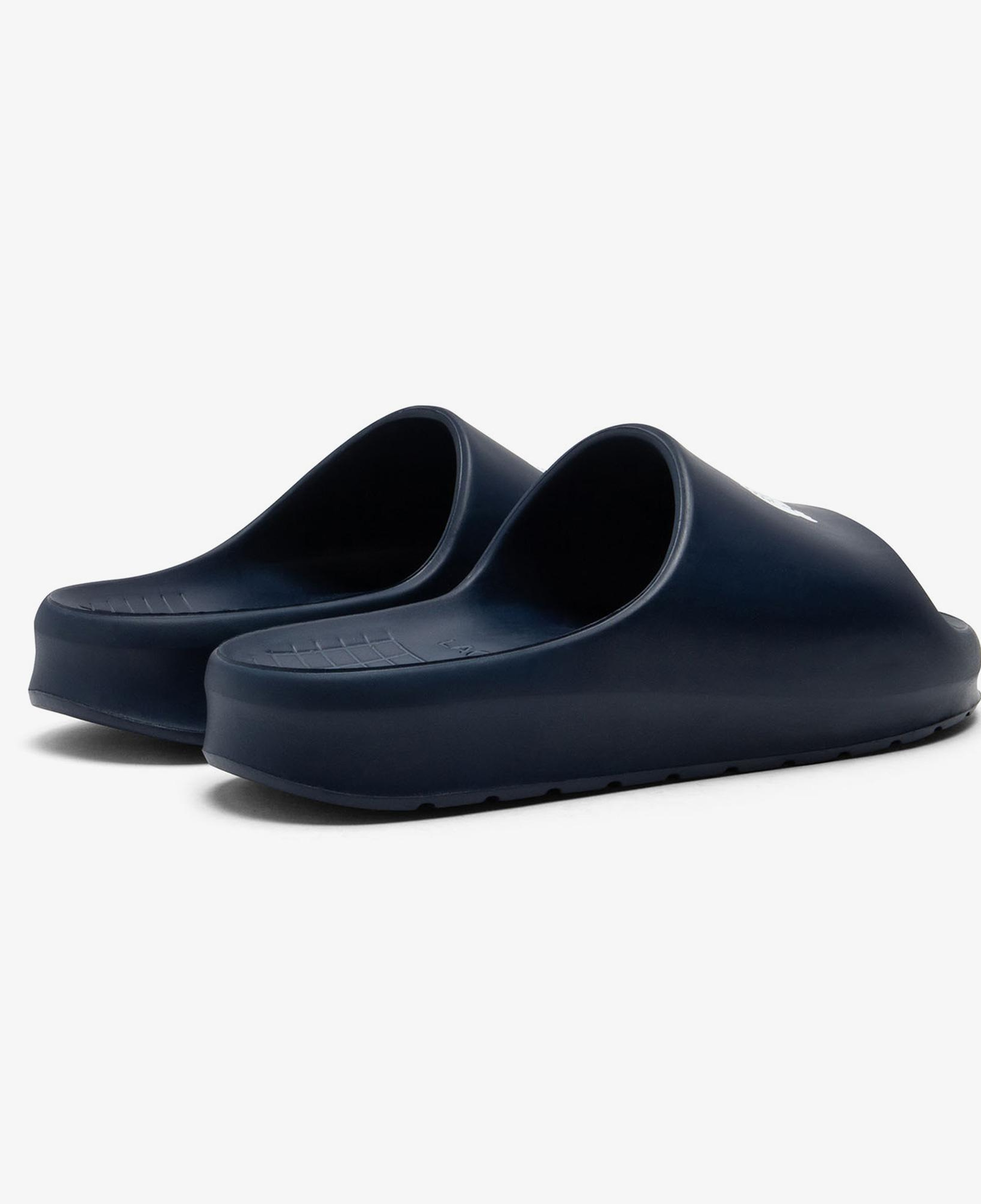 Lacoste Serve Slide 2.0 Erkek Mavi Terlik