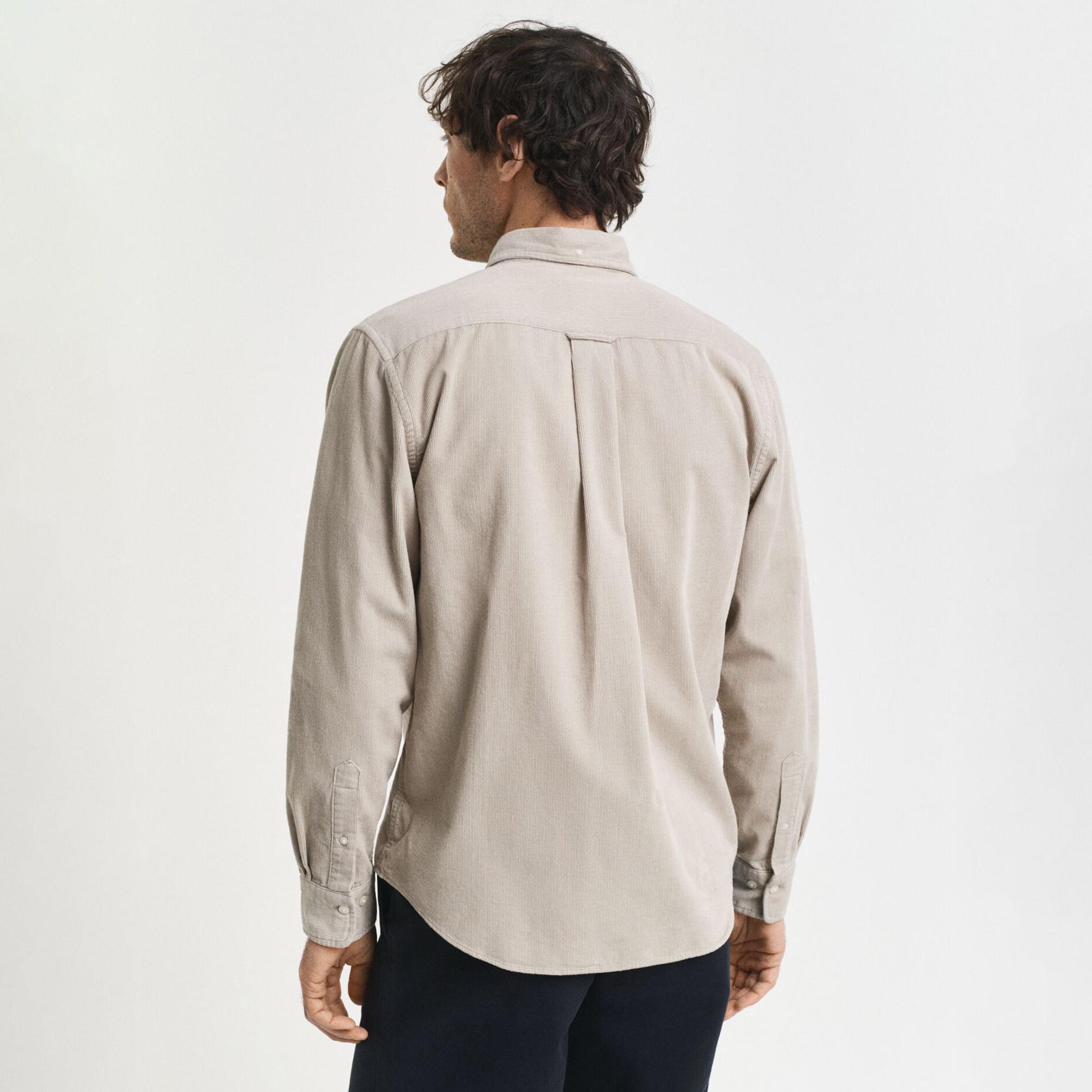 GANT Erkek Bej Regular Fit Düğmeli Gömlek