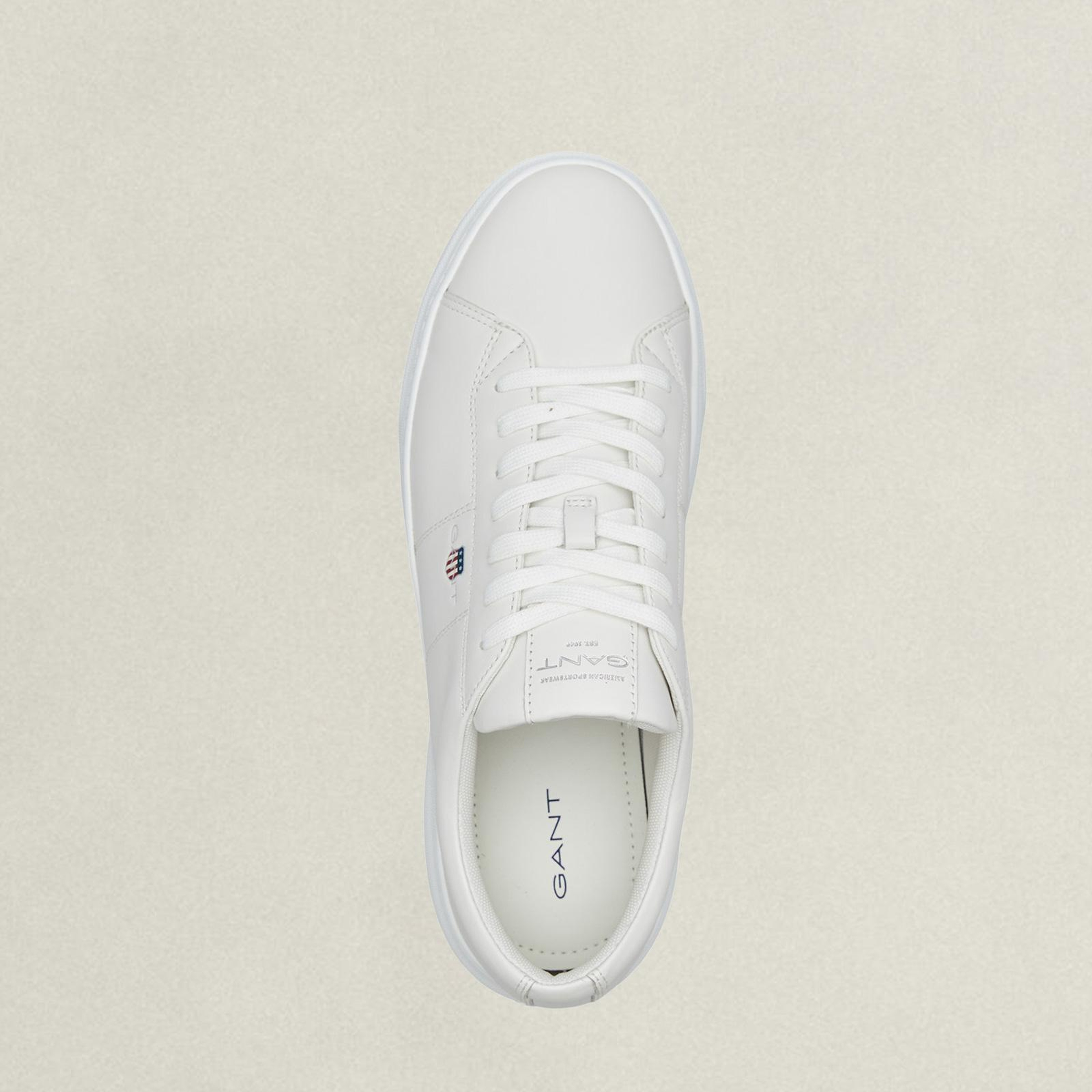 GANT Erkek Beyaz Standart Fit Spor Ayakkabı & Sneaker