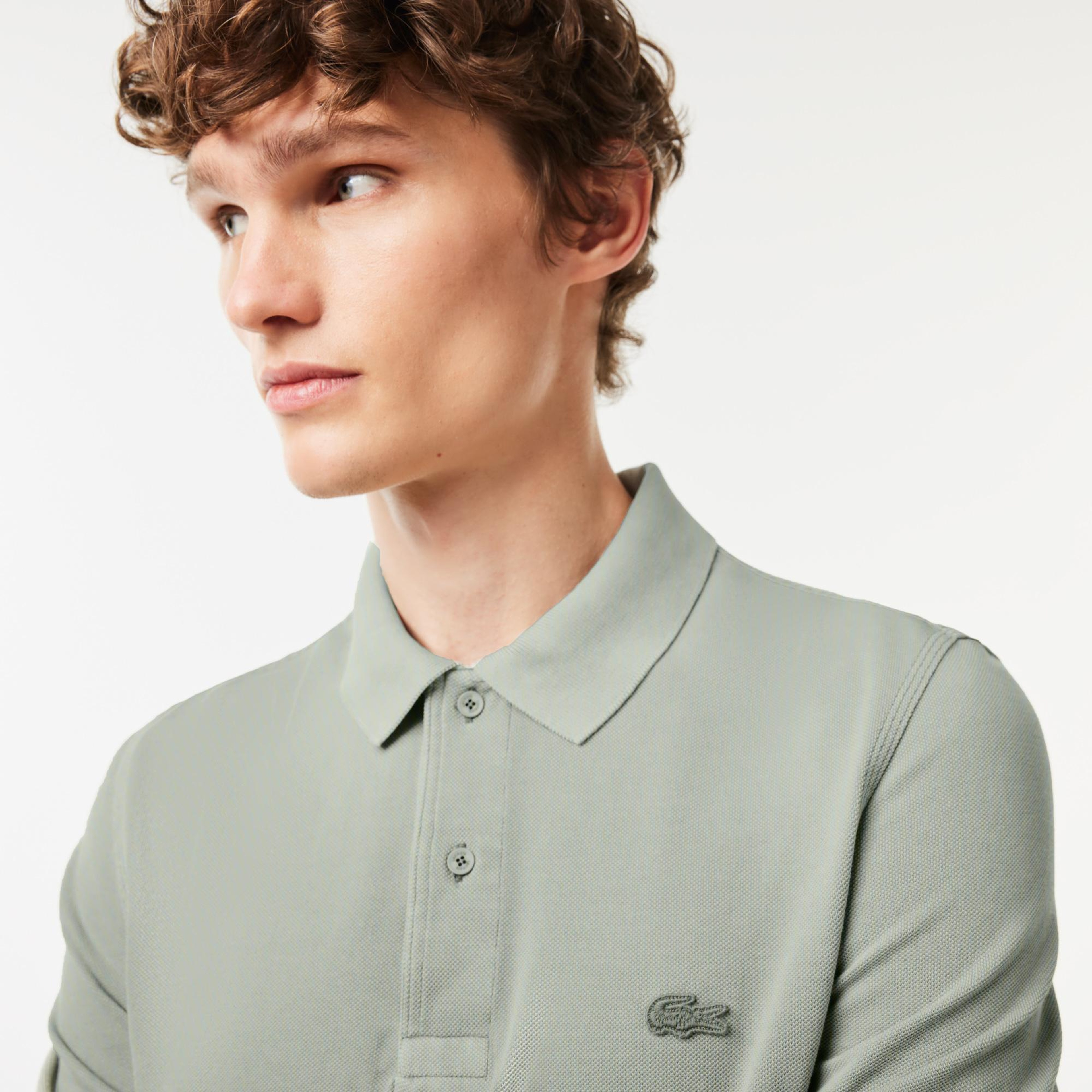 Erkek Regular Fit Yeşil Polo