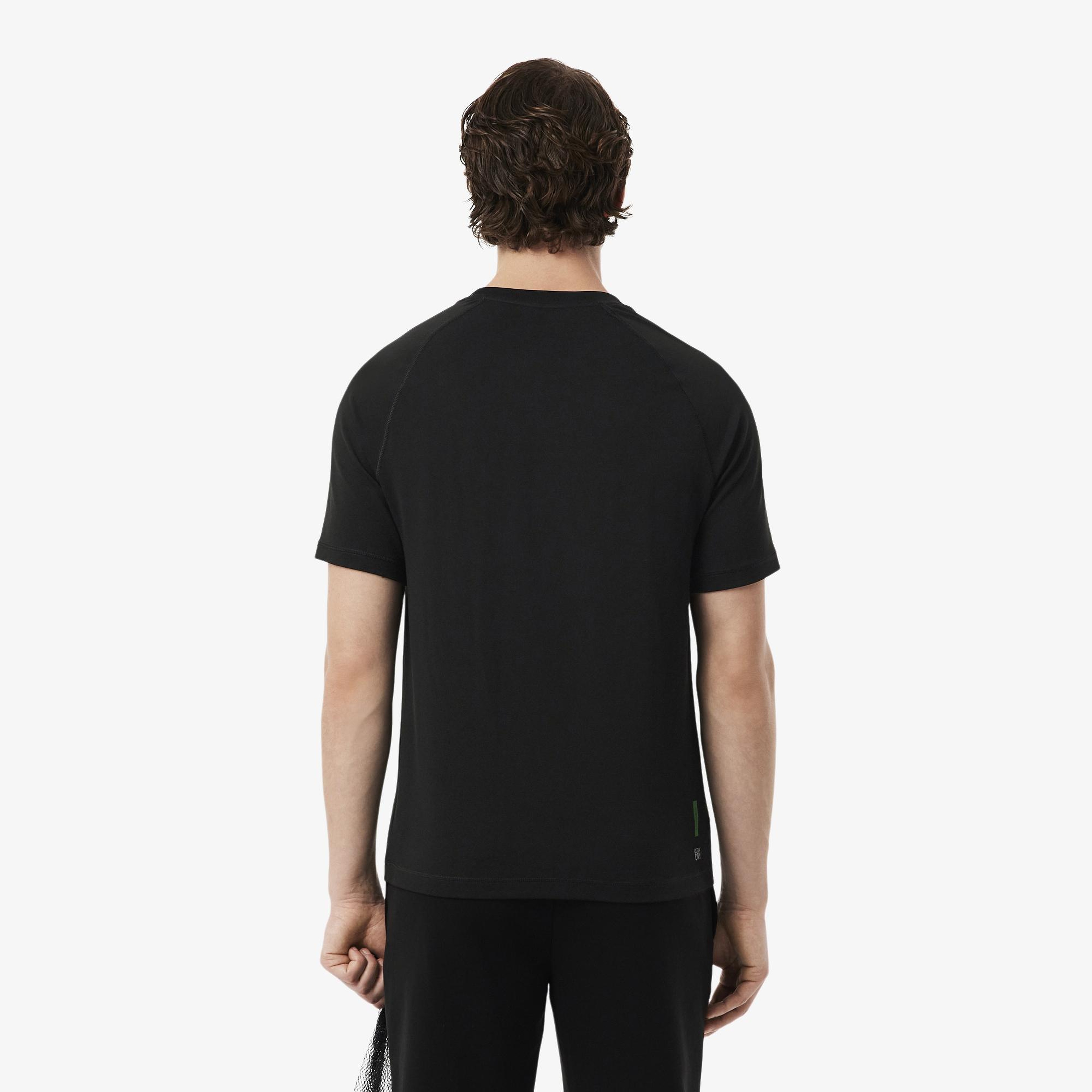 Lacoste Erkek Regular Fit Bisiklet Yaka Siyah T-Shirt