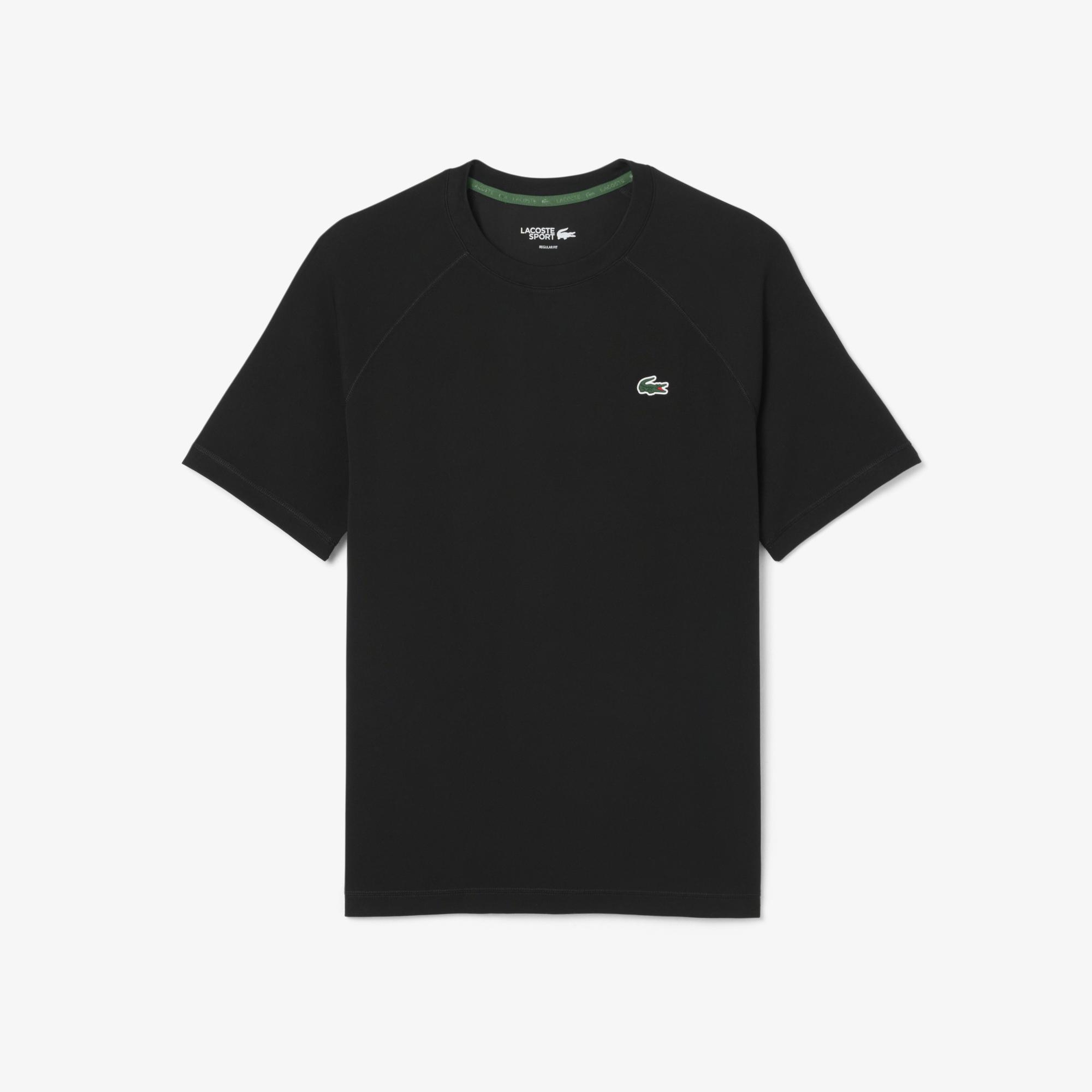 Lacoste Erkek Regular Fit Bisiklet Yaka Siyah T-Shirt