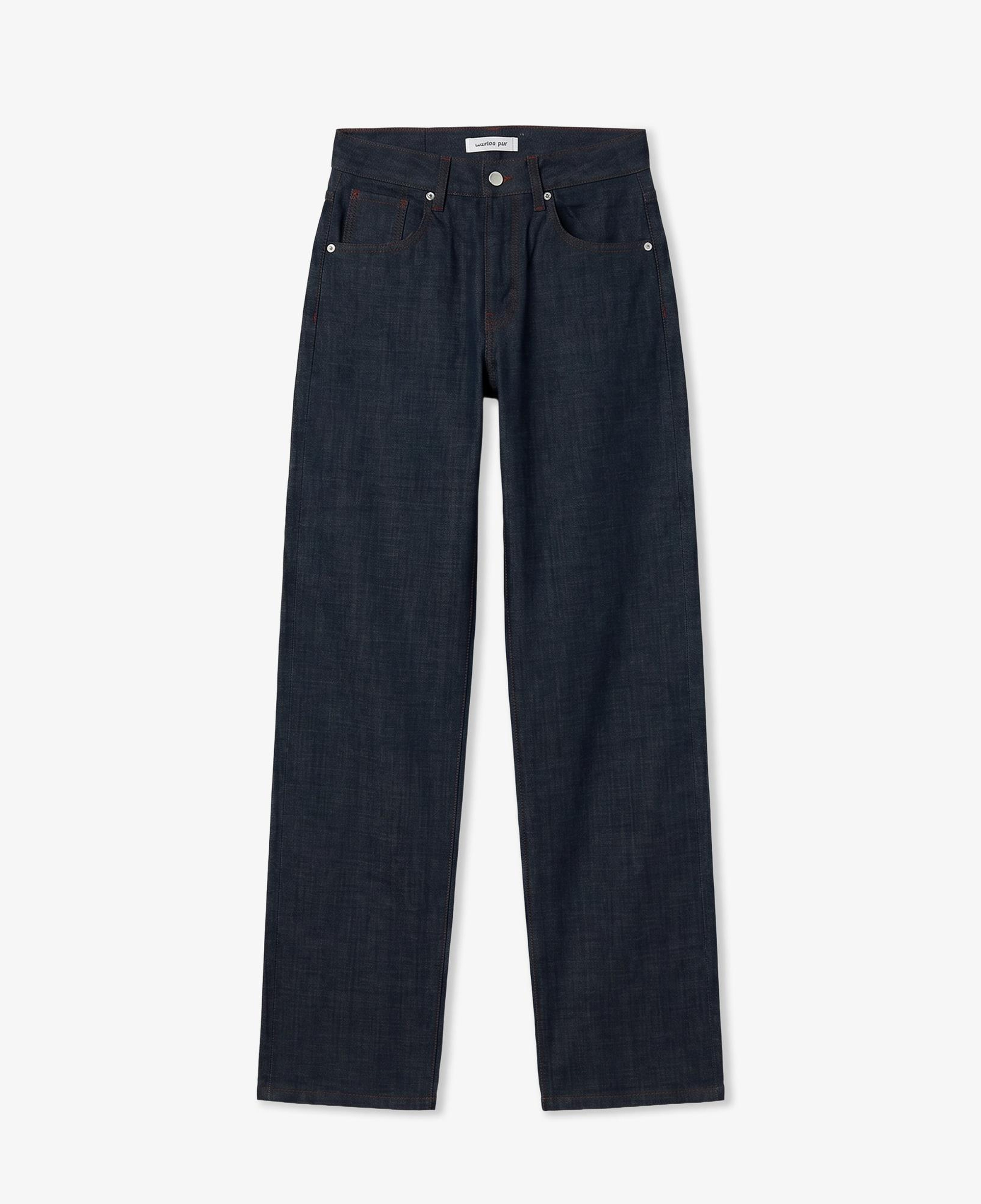 Kadın Regular Fit Koyu Mavi Jean Pantolon