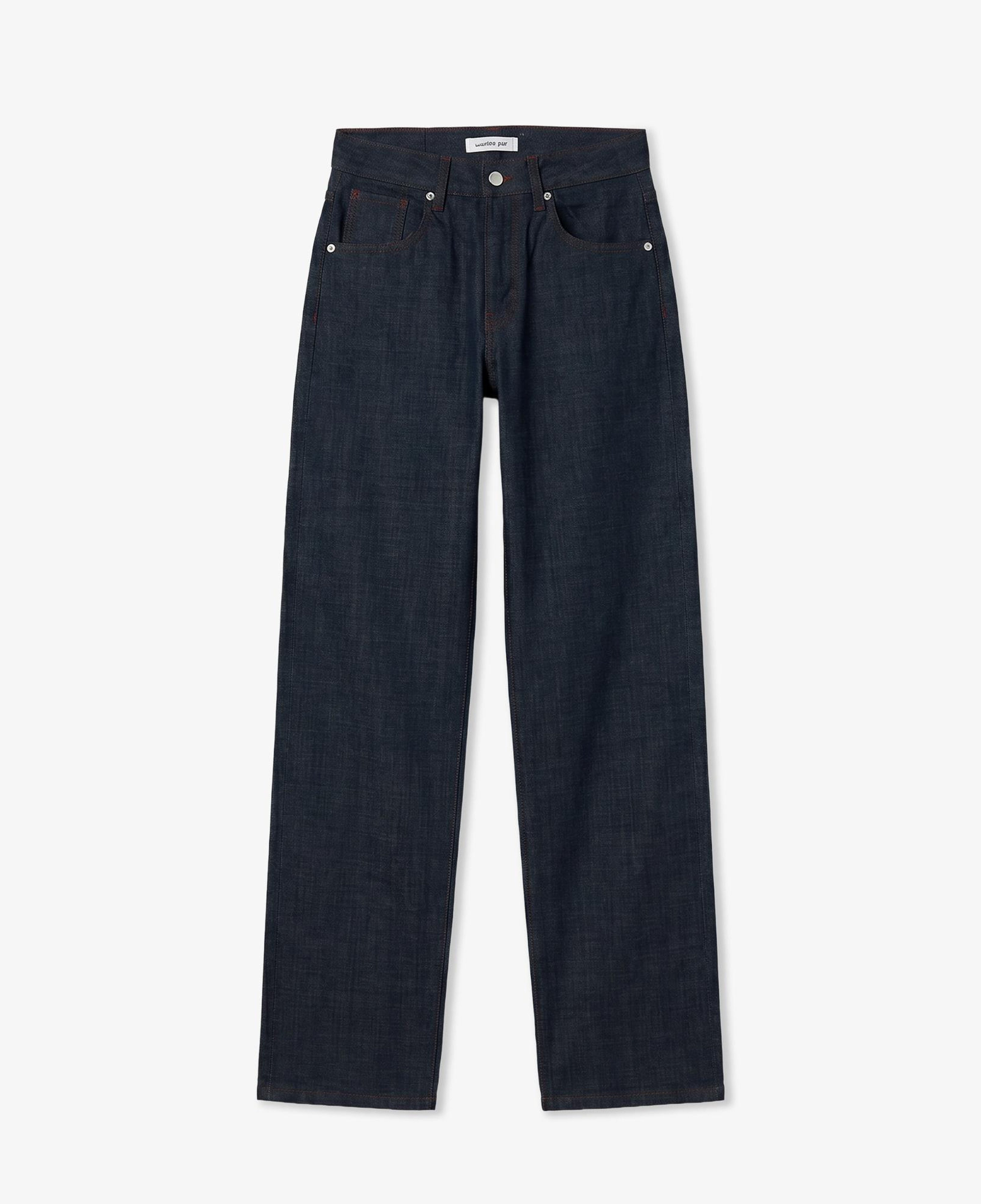 Lacoste Kadın Regular Fit Koyu Mavi Jean Pantolon