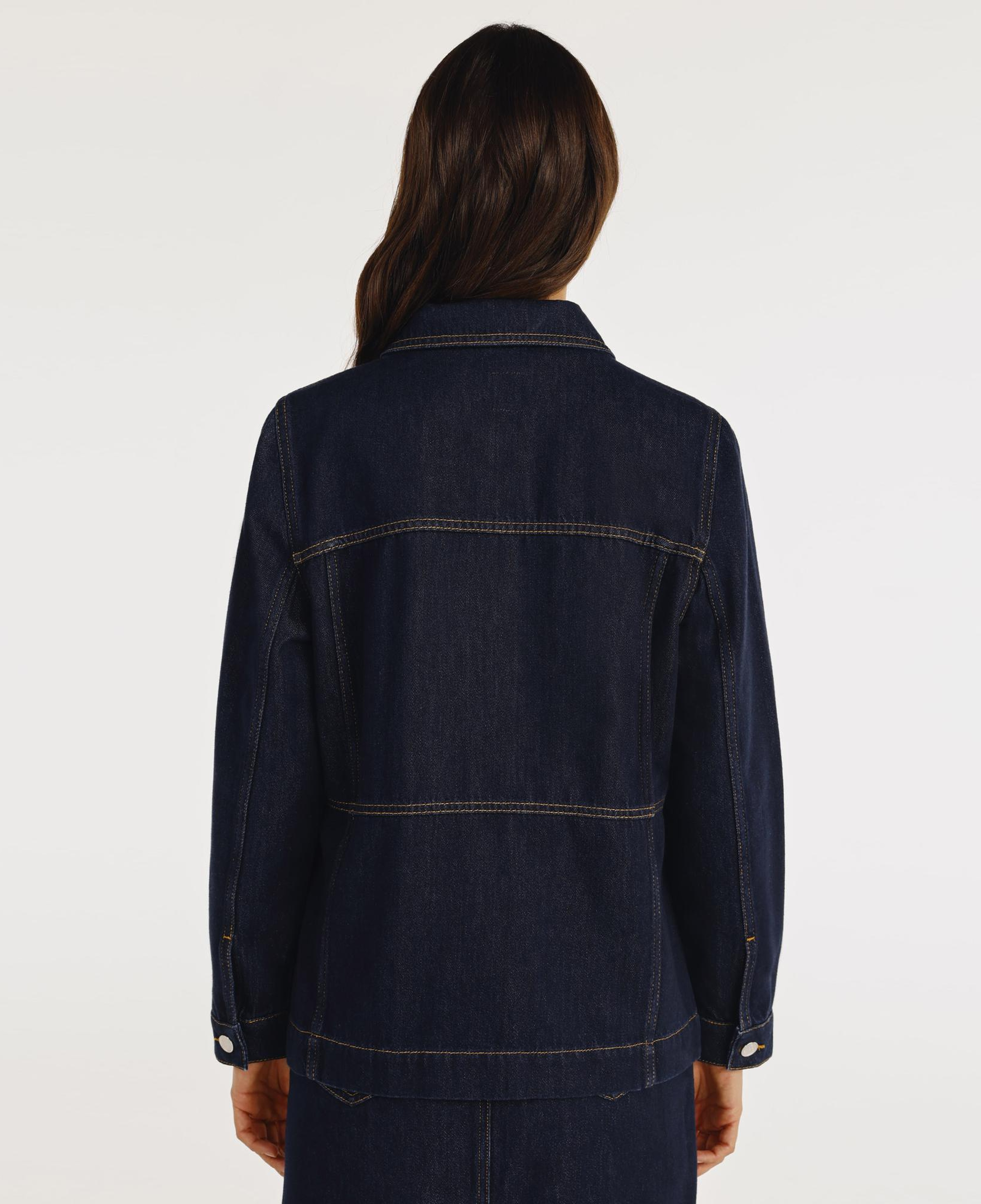 YARGICI Dikiş Detaylı Denim Ceket