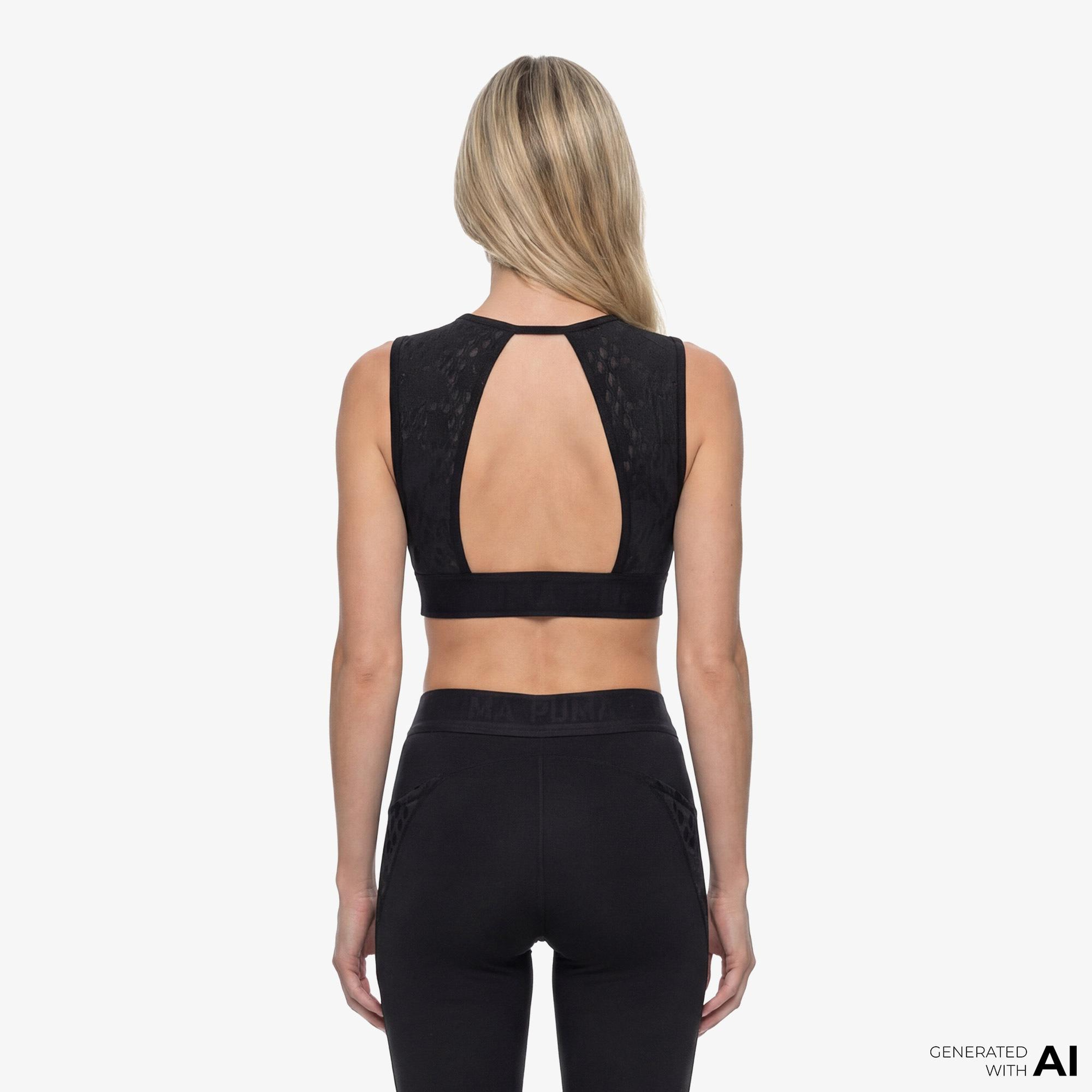 Puma Move Lace Kadın Siyah Antrenman Bra