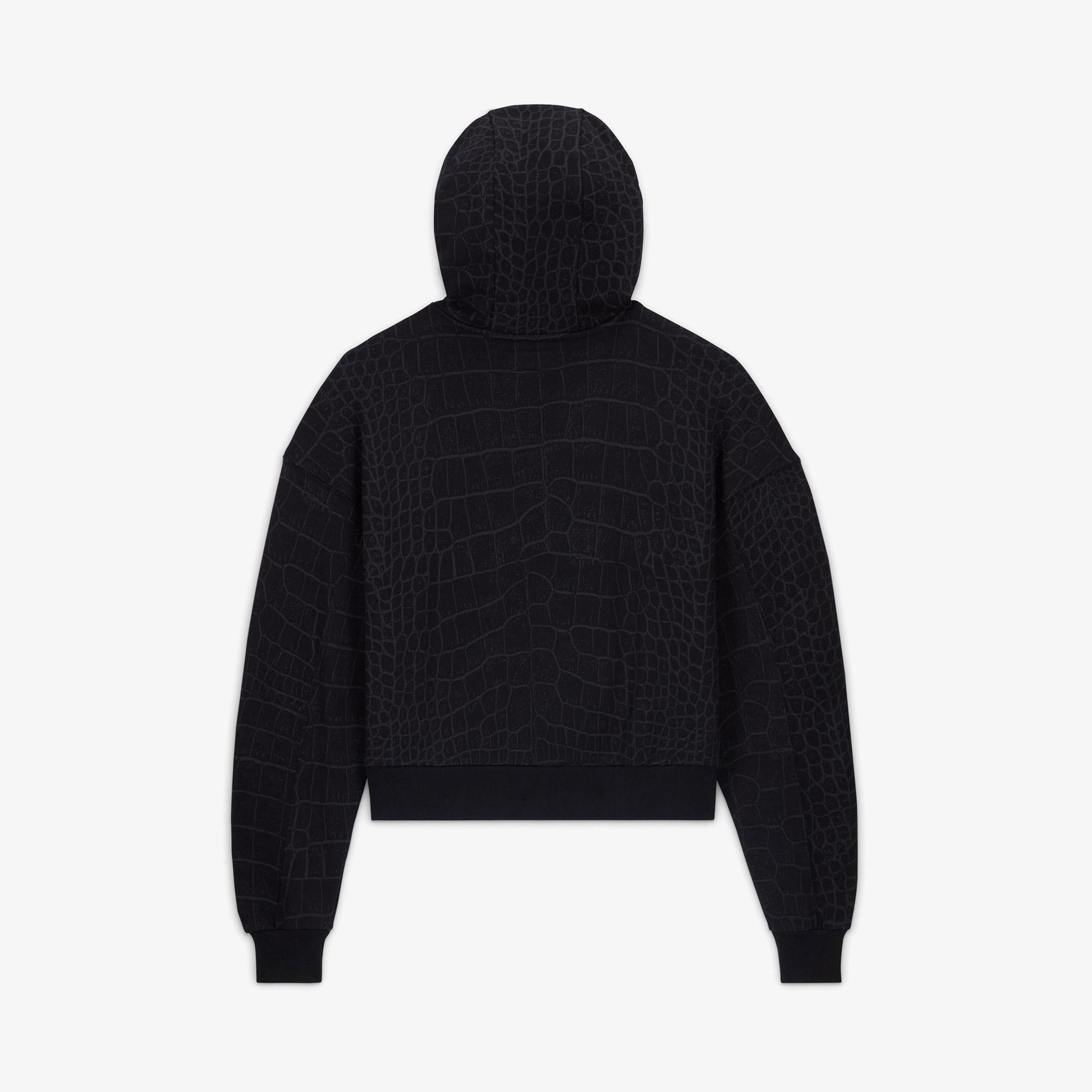 Converse Kadın Desenli Siyah Hoodie
