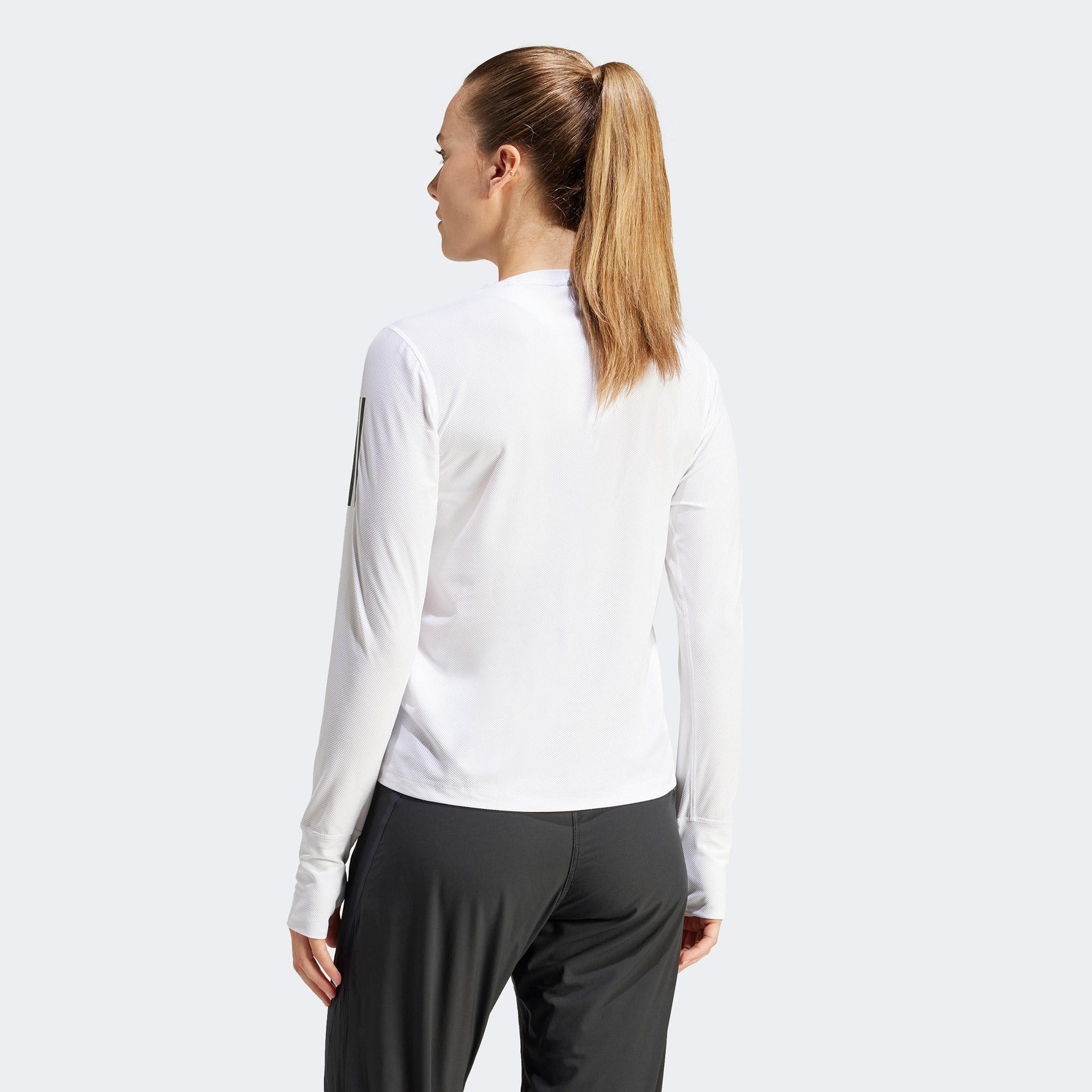adidas Own The Run Kadın Beyaz Koşu T-Shirt