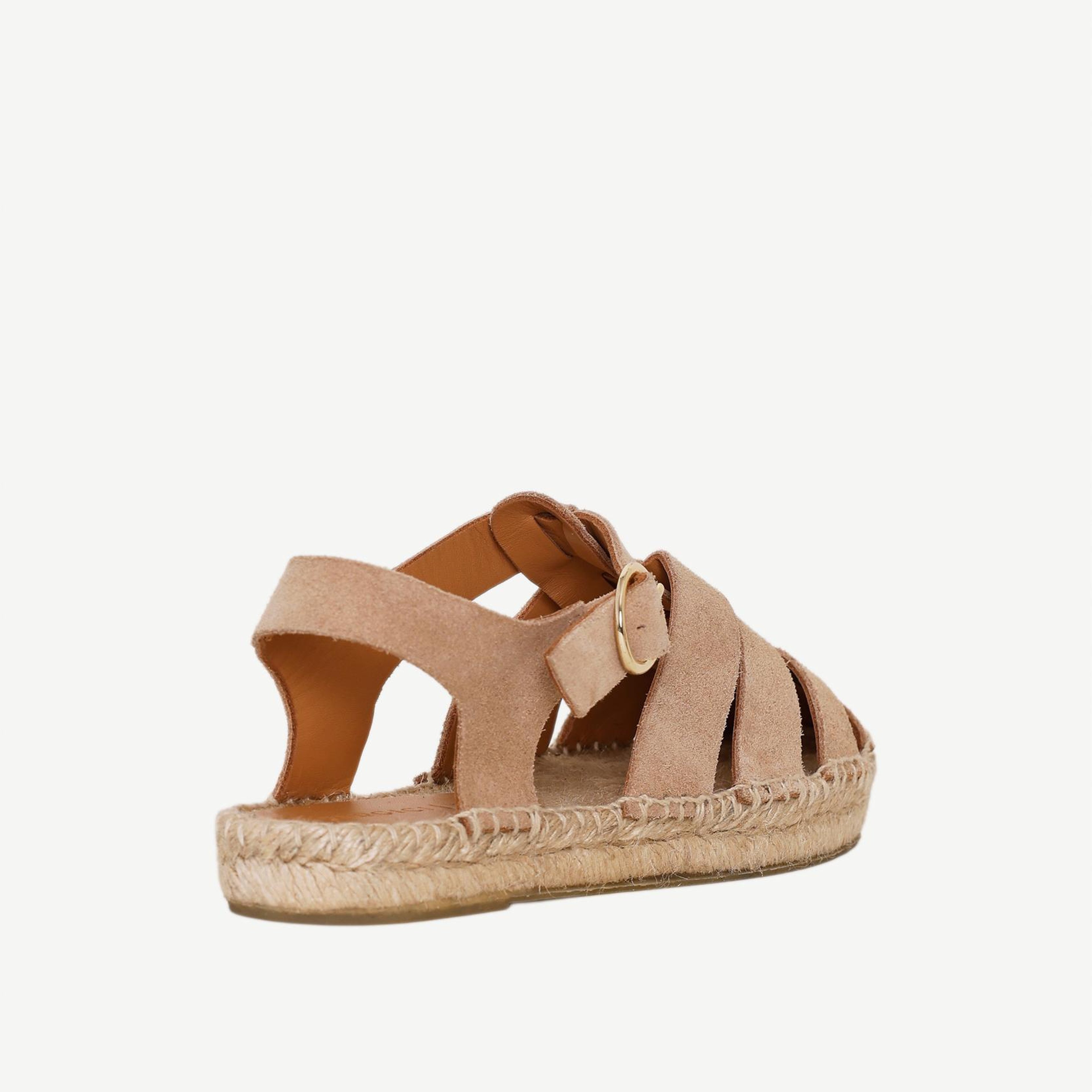 YARGICI Süet Kafesli Espadril