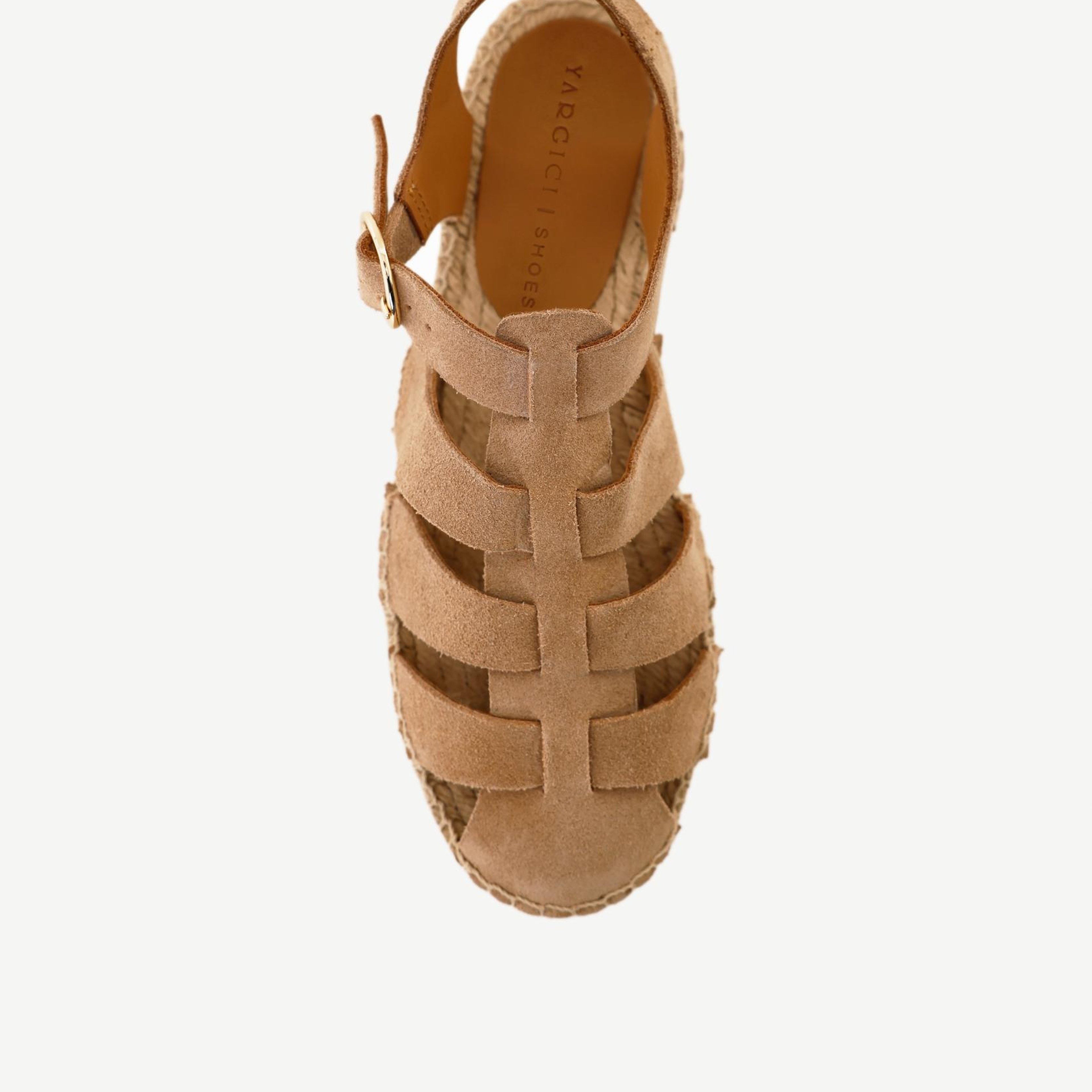 YARGICI Süet Kafesli Espadril