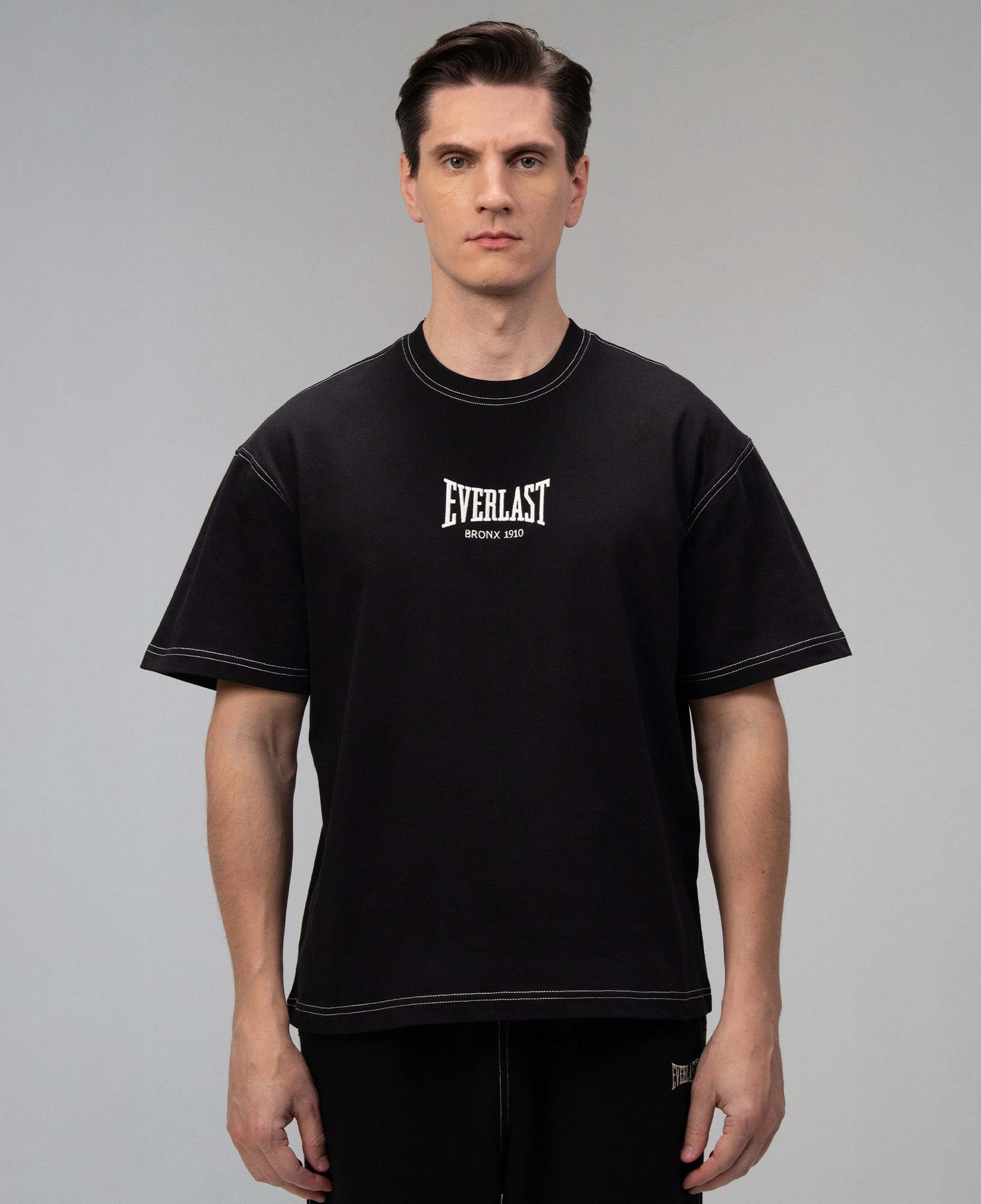 Everlast Dot Collection Comfort Fit Siyah Erkek T-Shirt