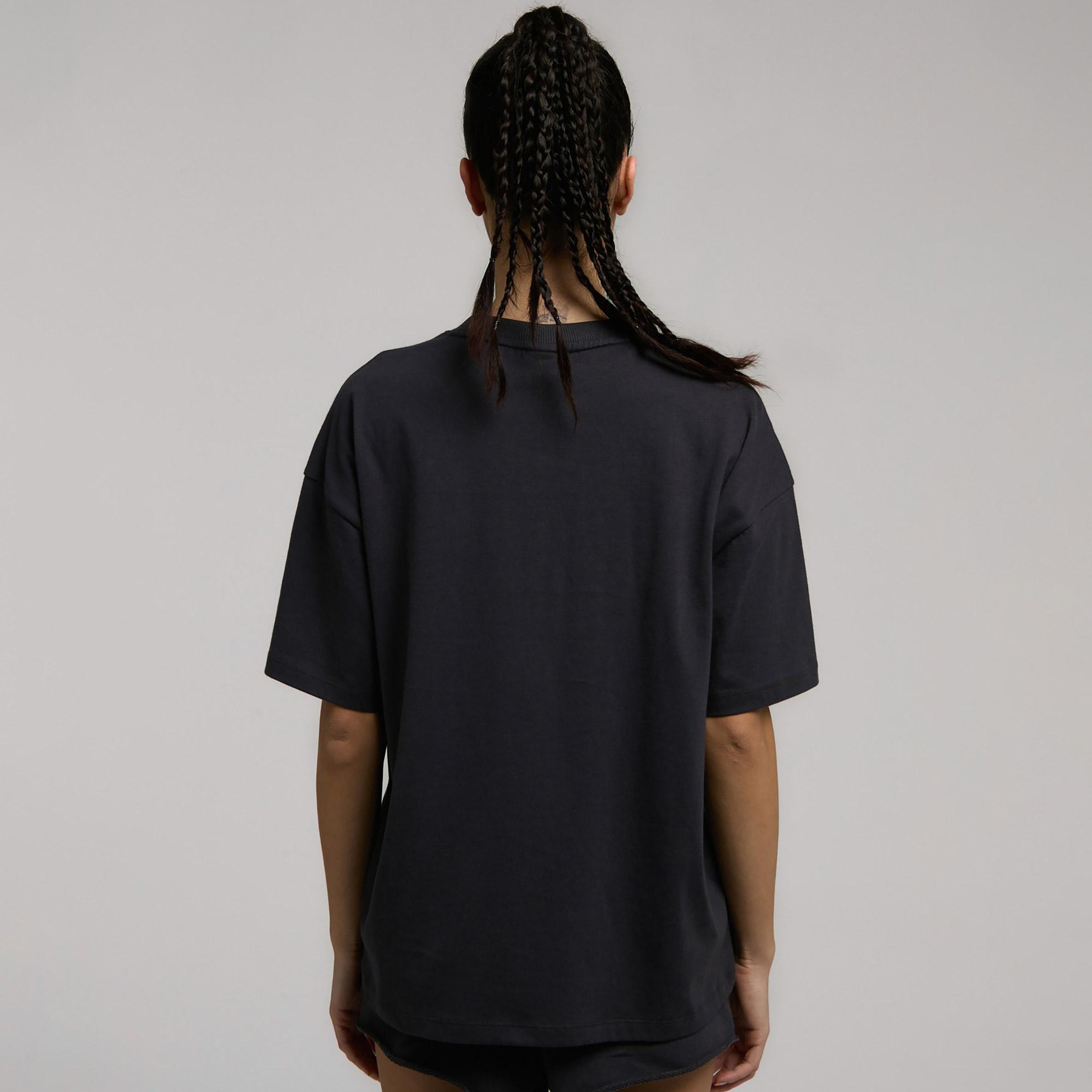Everlast Ever Classics Wmn Oversize Gri Kadın T-Shirt