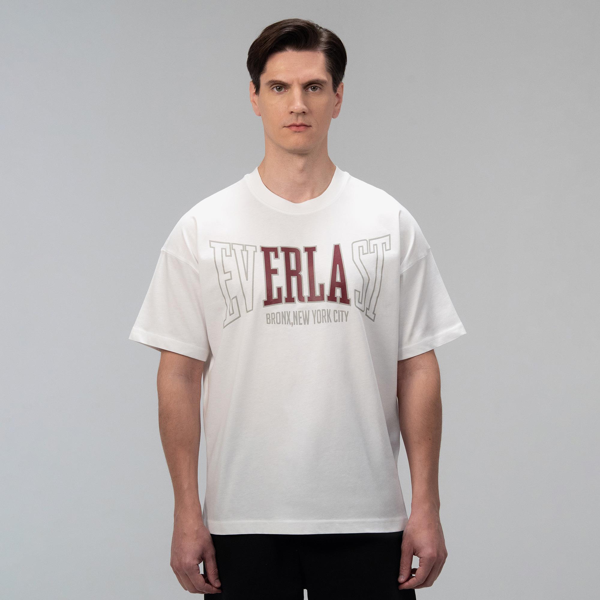 Everlast Iconic Rest Oversize Beyaz Erkek T-Shirt