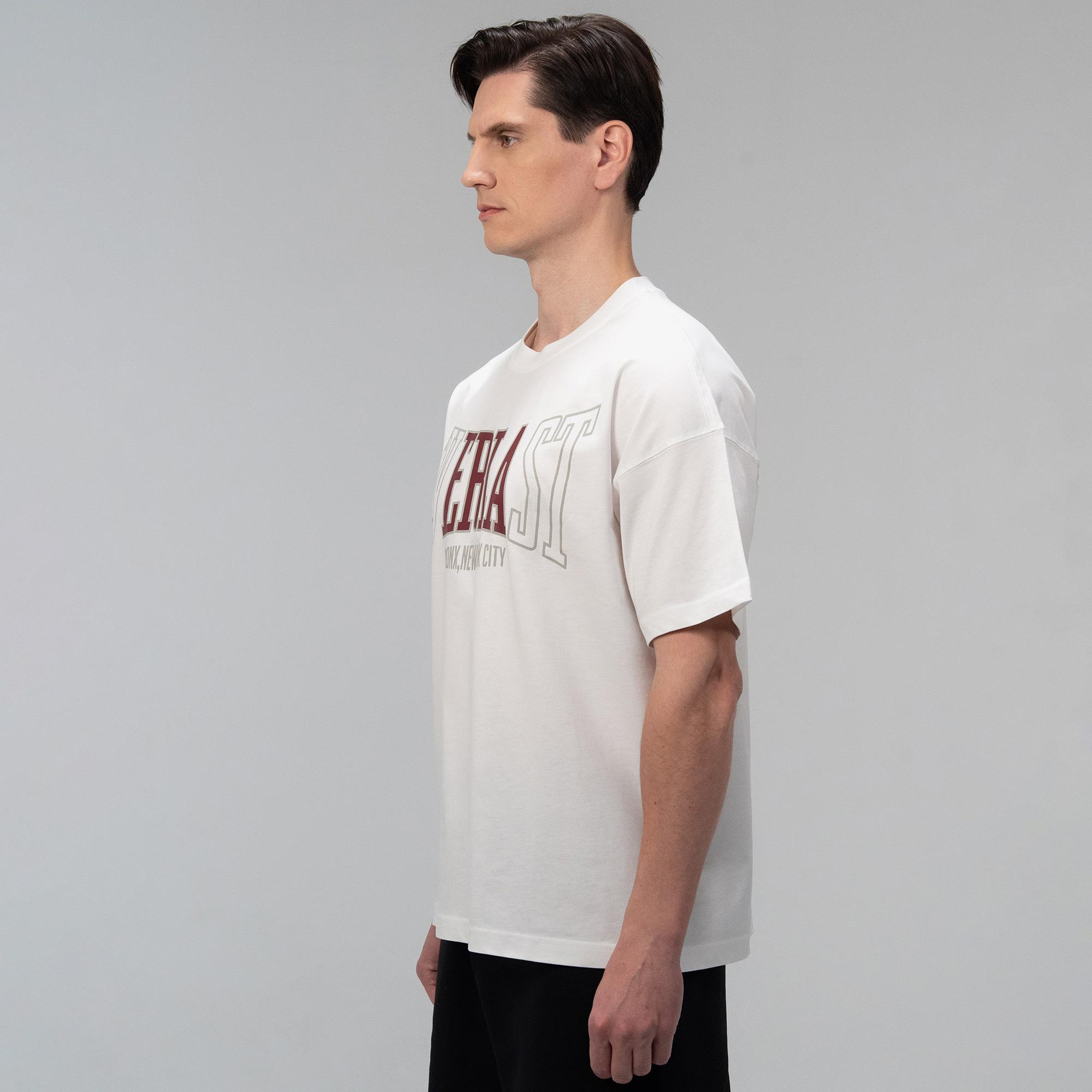 Everlast Iconic Rest Oversize Beyaz Erkek T-Shirt