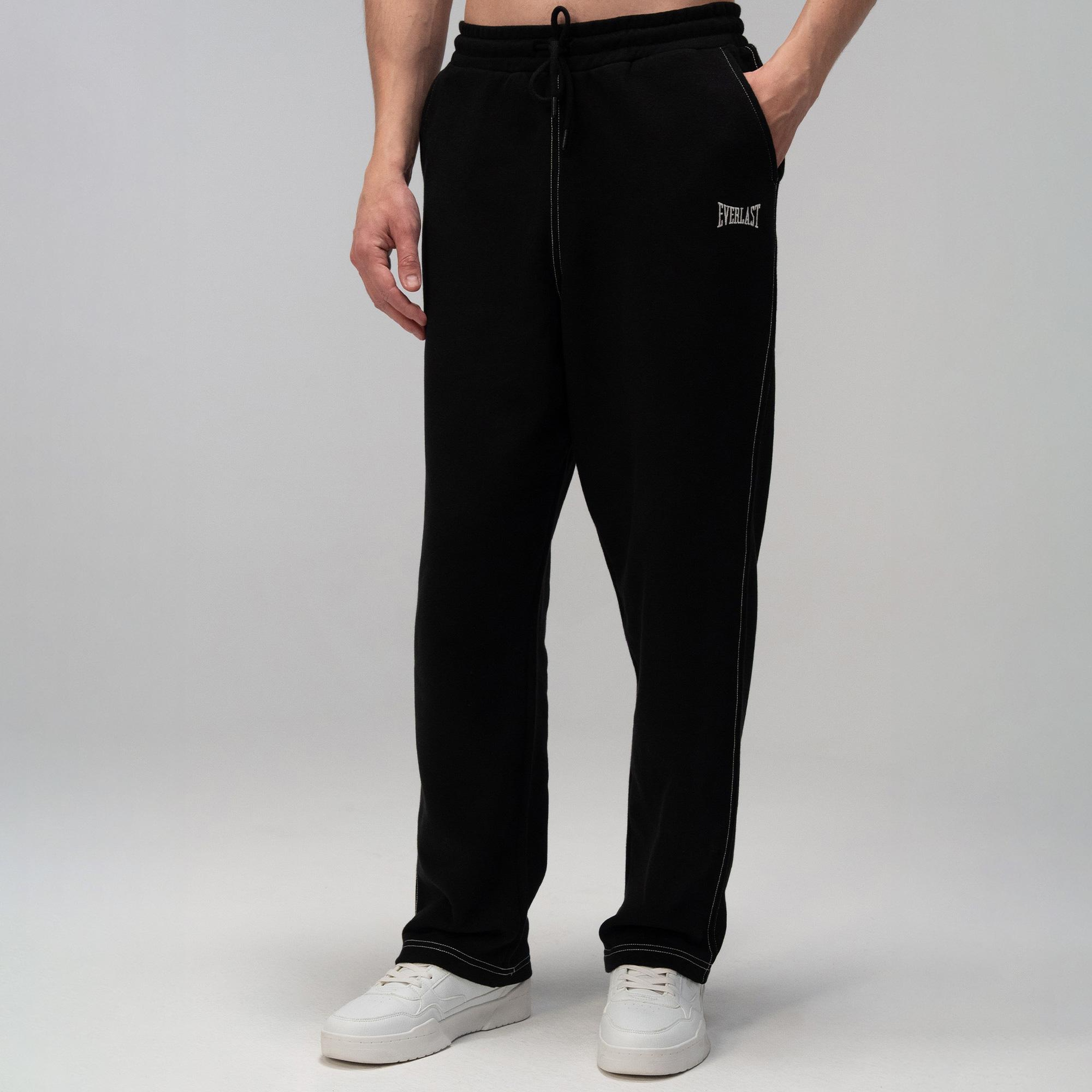 Everlast Dot Collection Comfort Fit Siyah Erkek Eşofman Altı