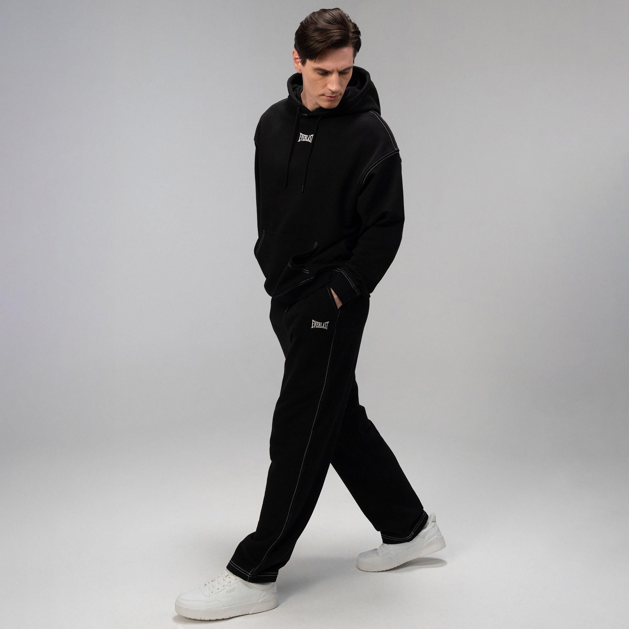 Everlast Dot Collection Comfort Fit Siyah Erkek Eşofman Altı