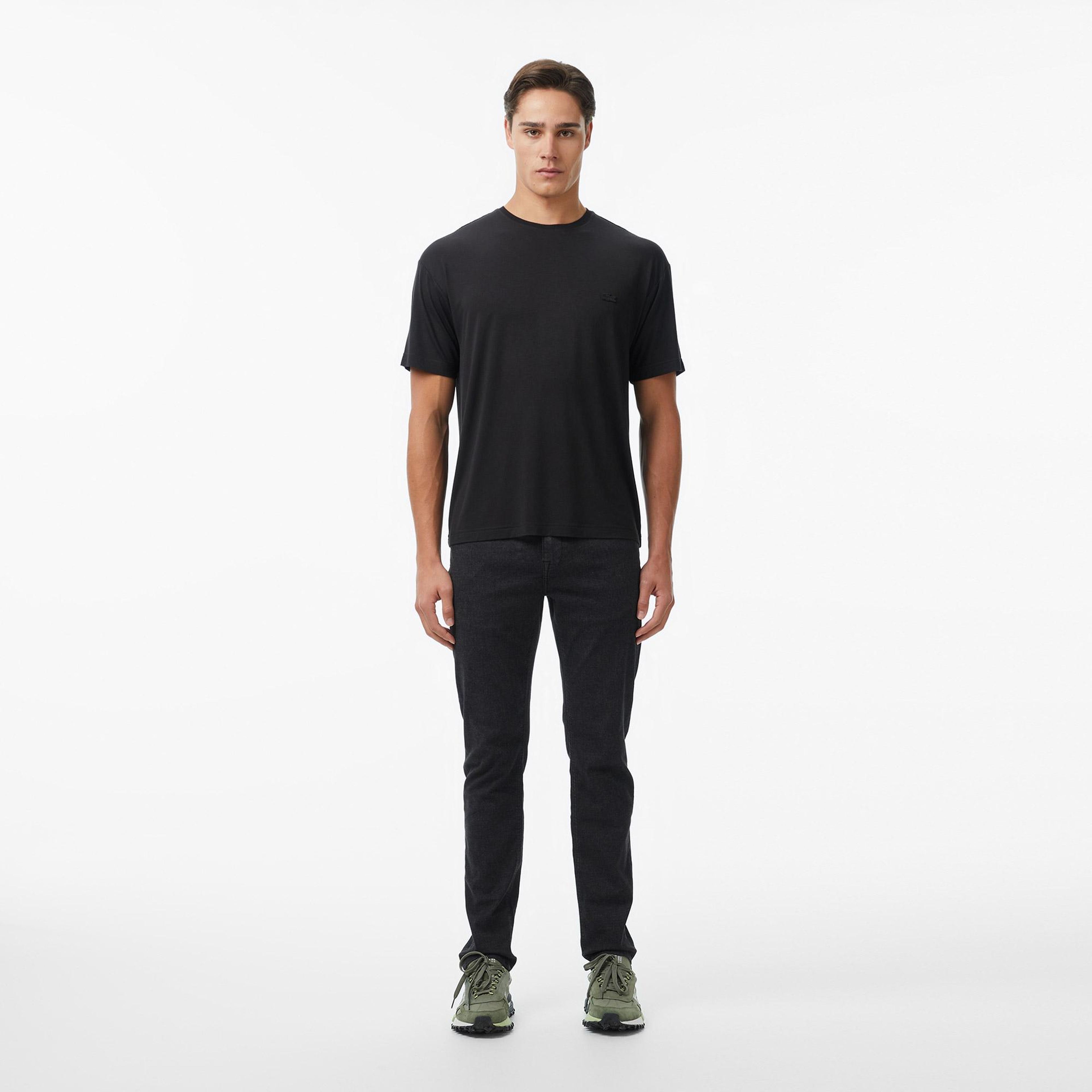 Erkek Slim Fit Siyah Pantolon