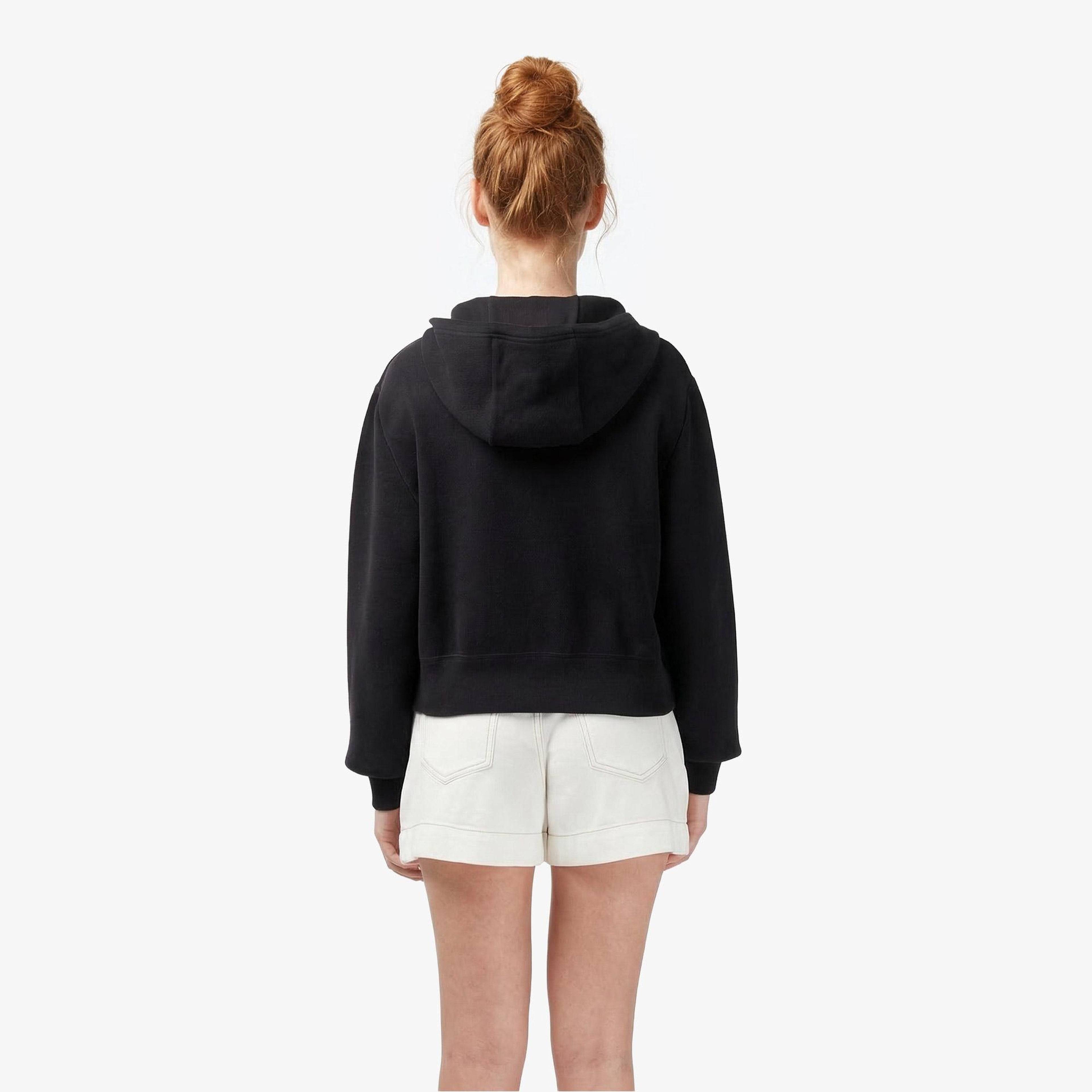 Lacoste Classic Fit Kadın Siyah Hırka