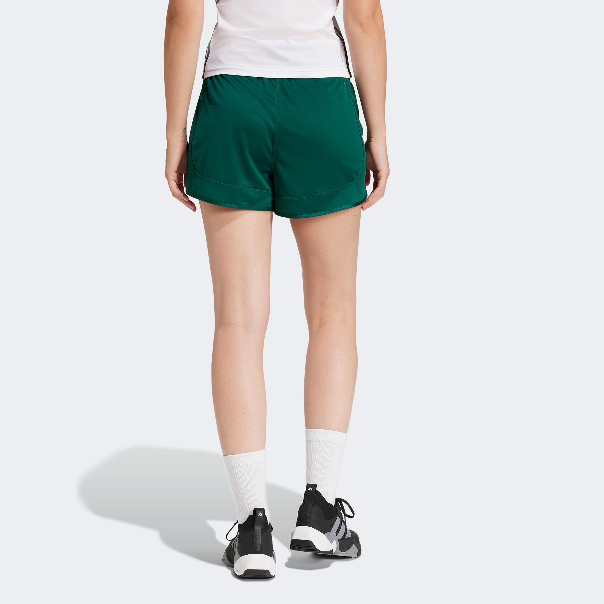 adidas Pacer Essentials Knit High Rise Kadın Yeşil Antrenman Şort