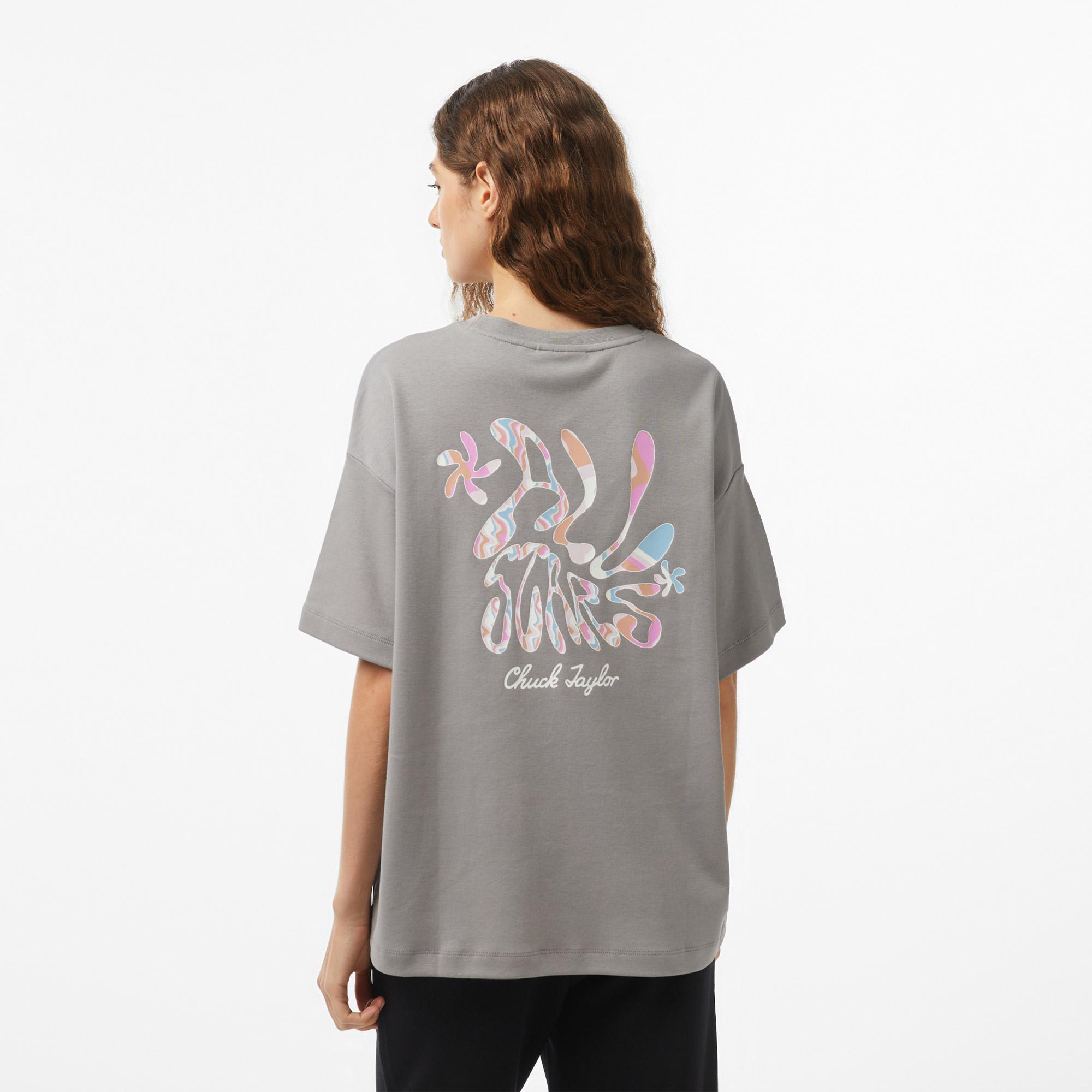Converse Kadın Gri T-Shirt
