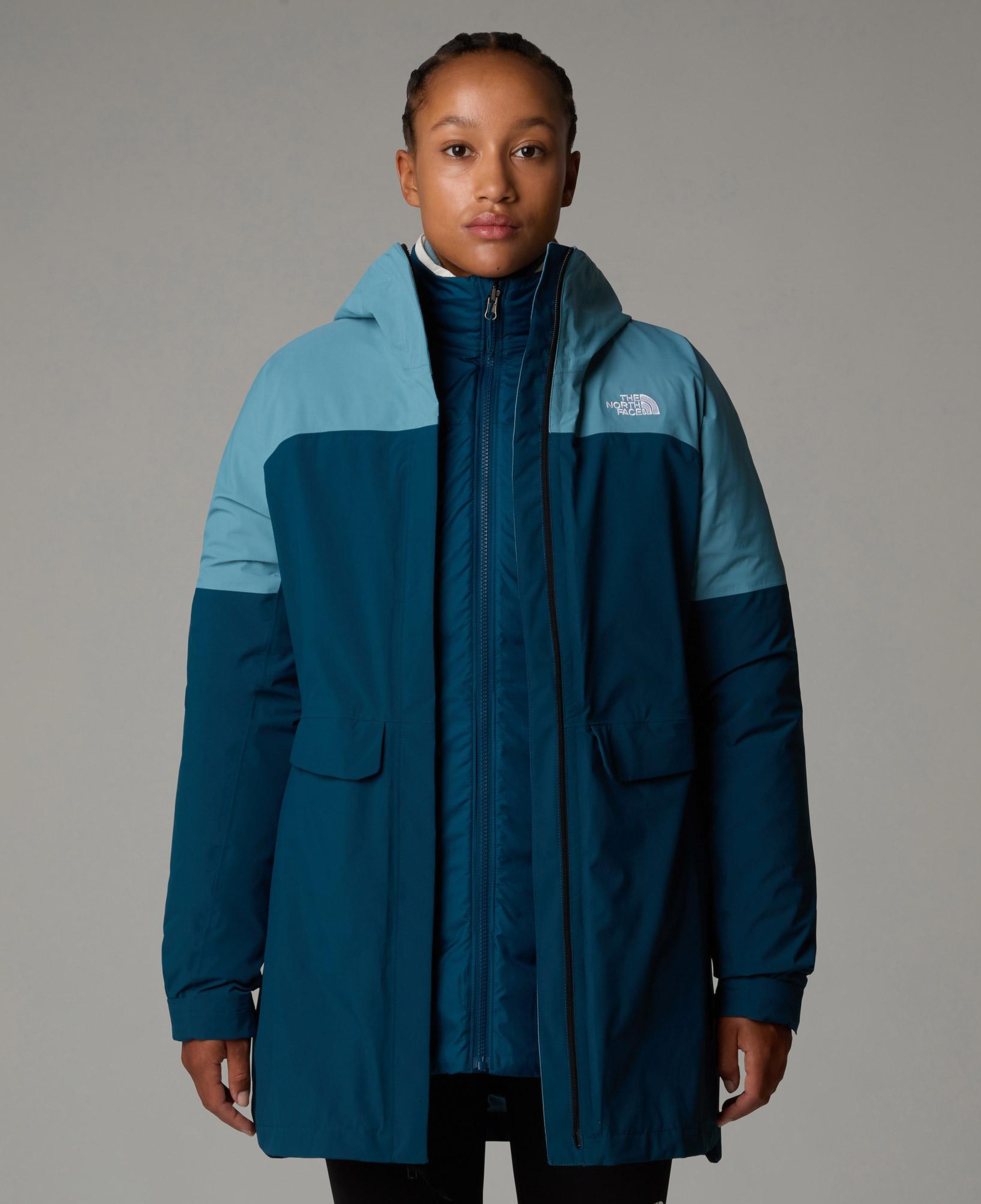 The North Face DryVent Triclimate 3in1 Kadın Mavi Outdoor Mont