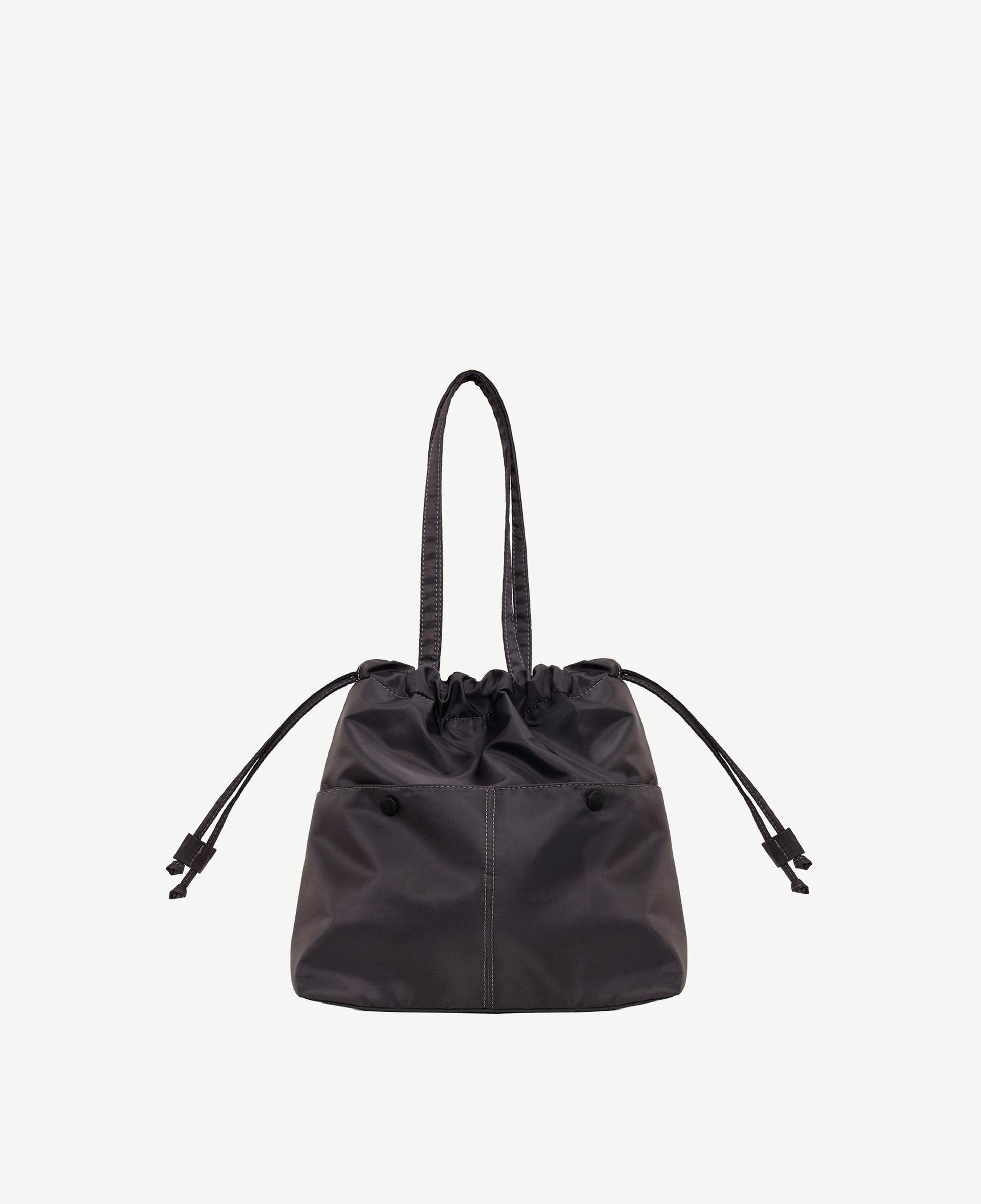 YARGICI Büzgülü Kumaş Omuz Çantası