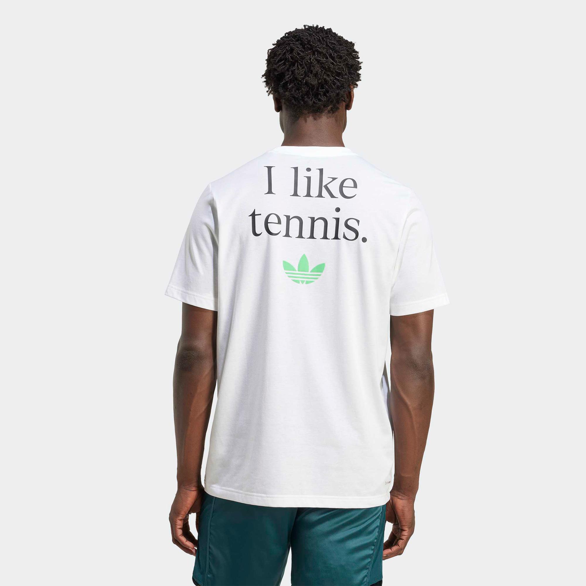 adidas Tns Ori G T Erkek Beyaz Tenis T-Shirt