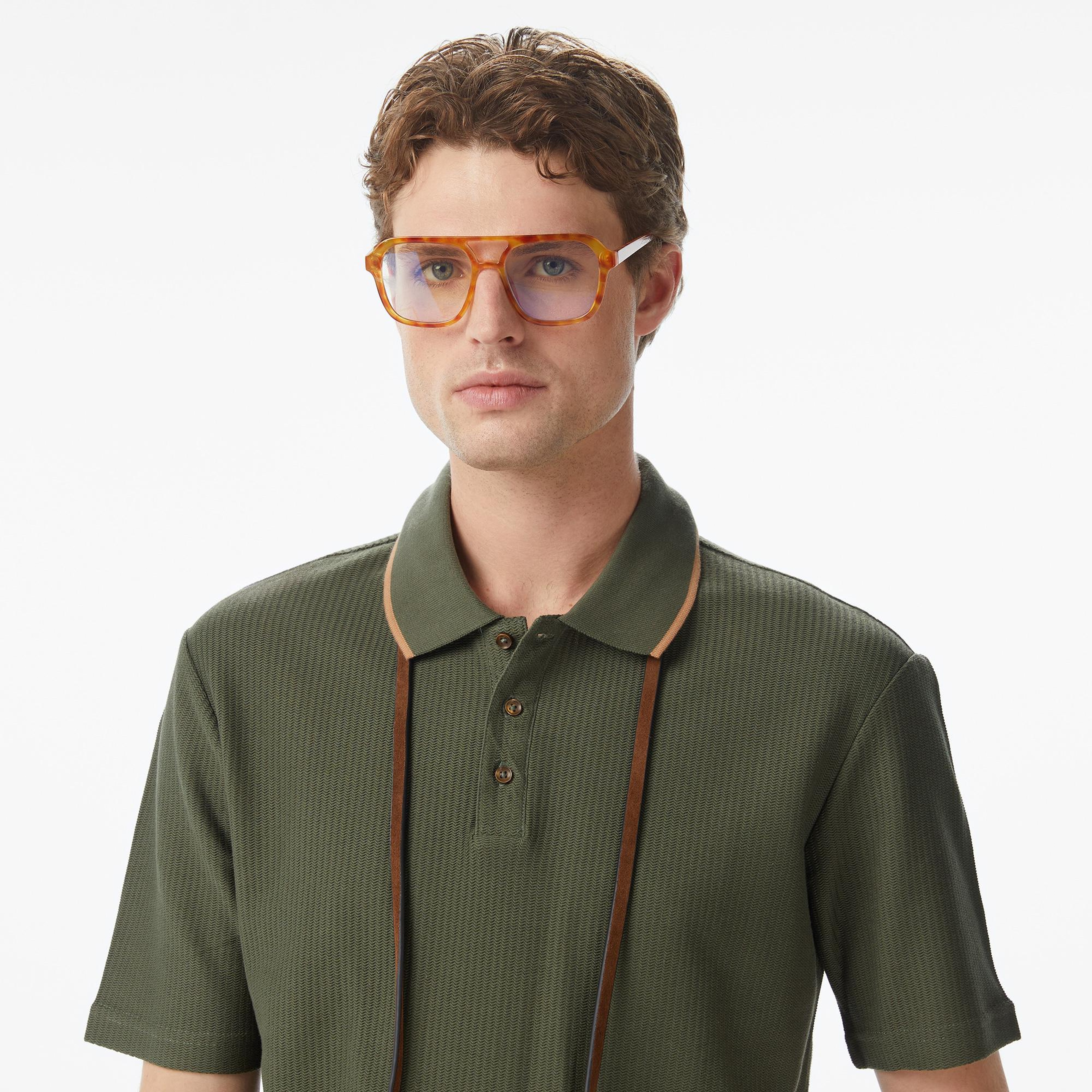 Scotch&Soda Structured Relaxed Fit Erkek Yeşil Polo