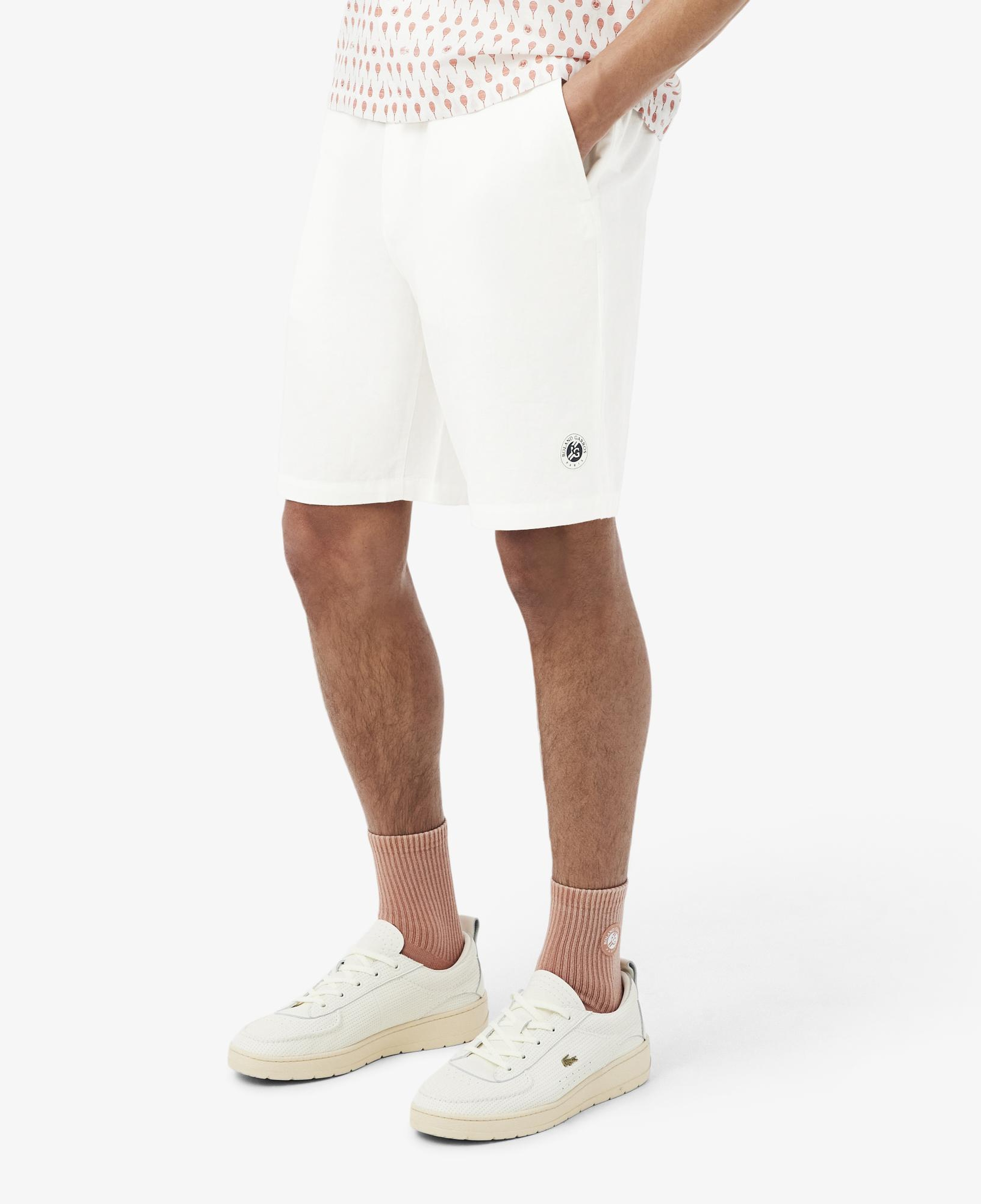 Roland Garros Erkek Beyaz Şort