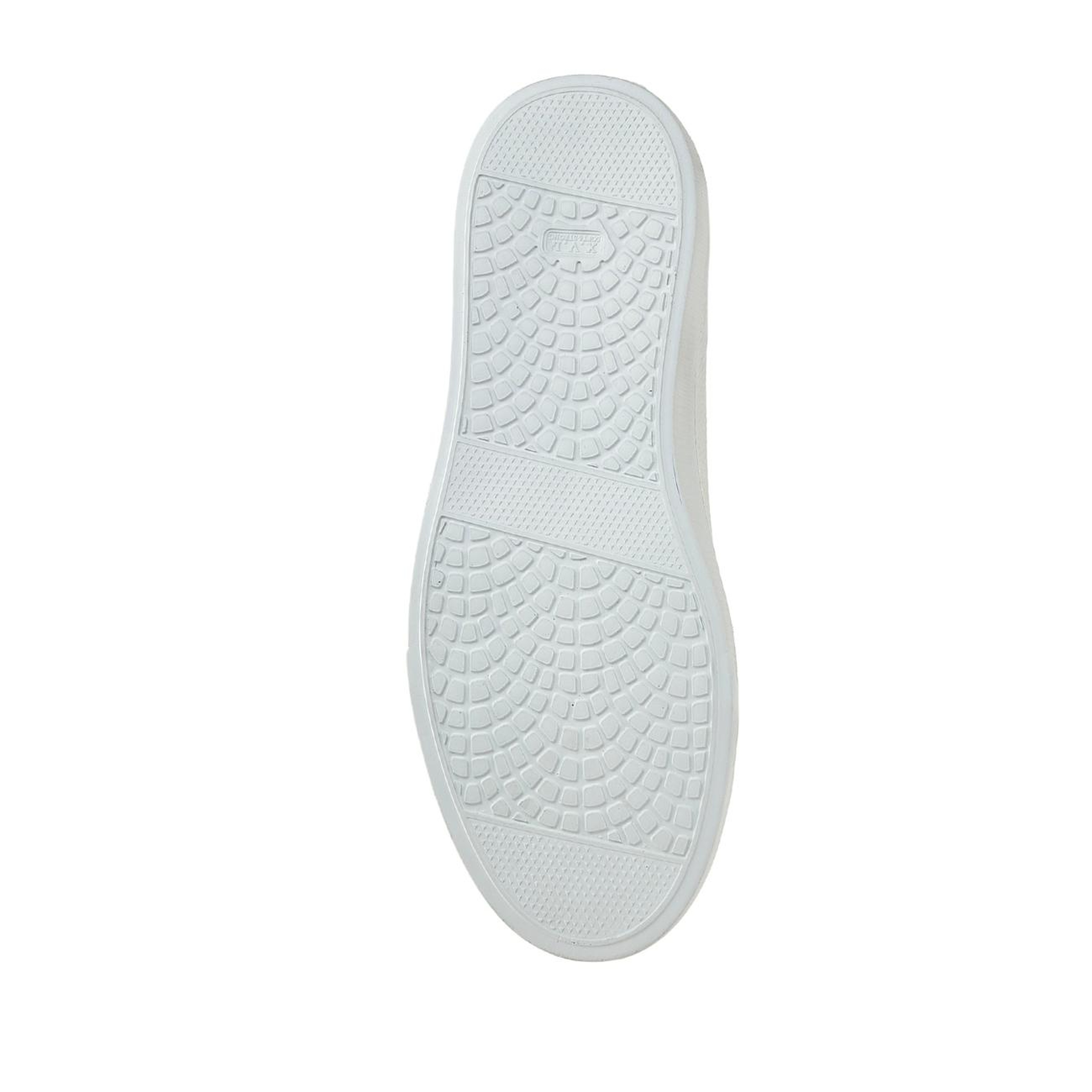 George Hogg Erkek Beyaz Yuvarlak Burun Deri Sneaker