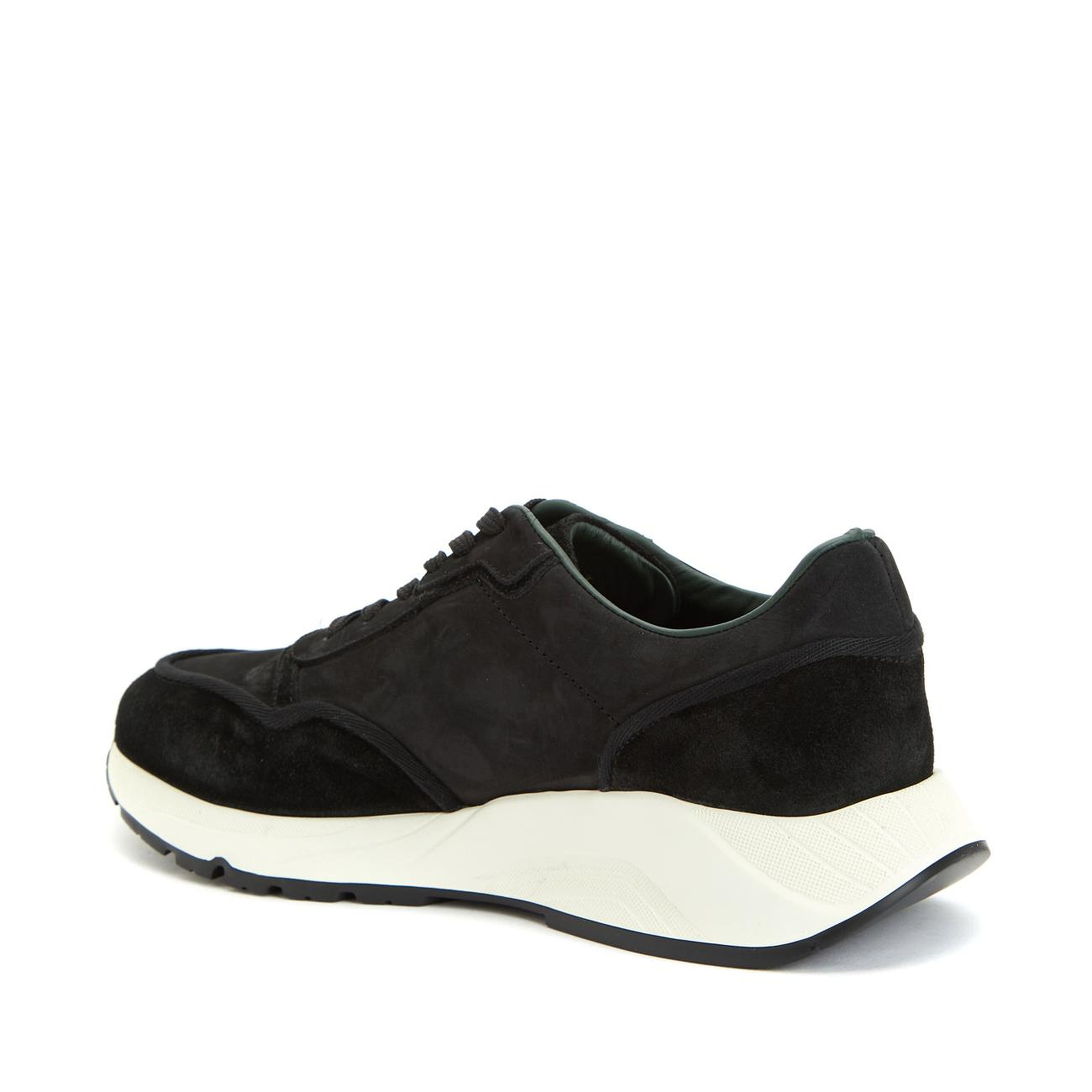 George Hogg Erkek Siyah Süet Sneaker