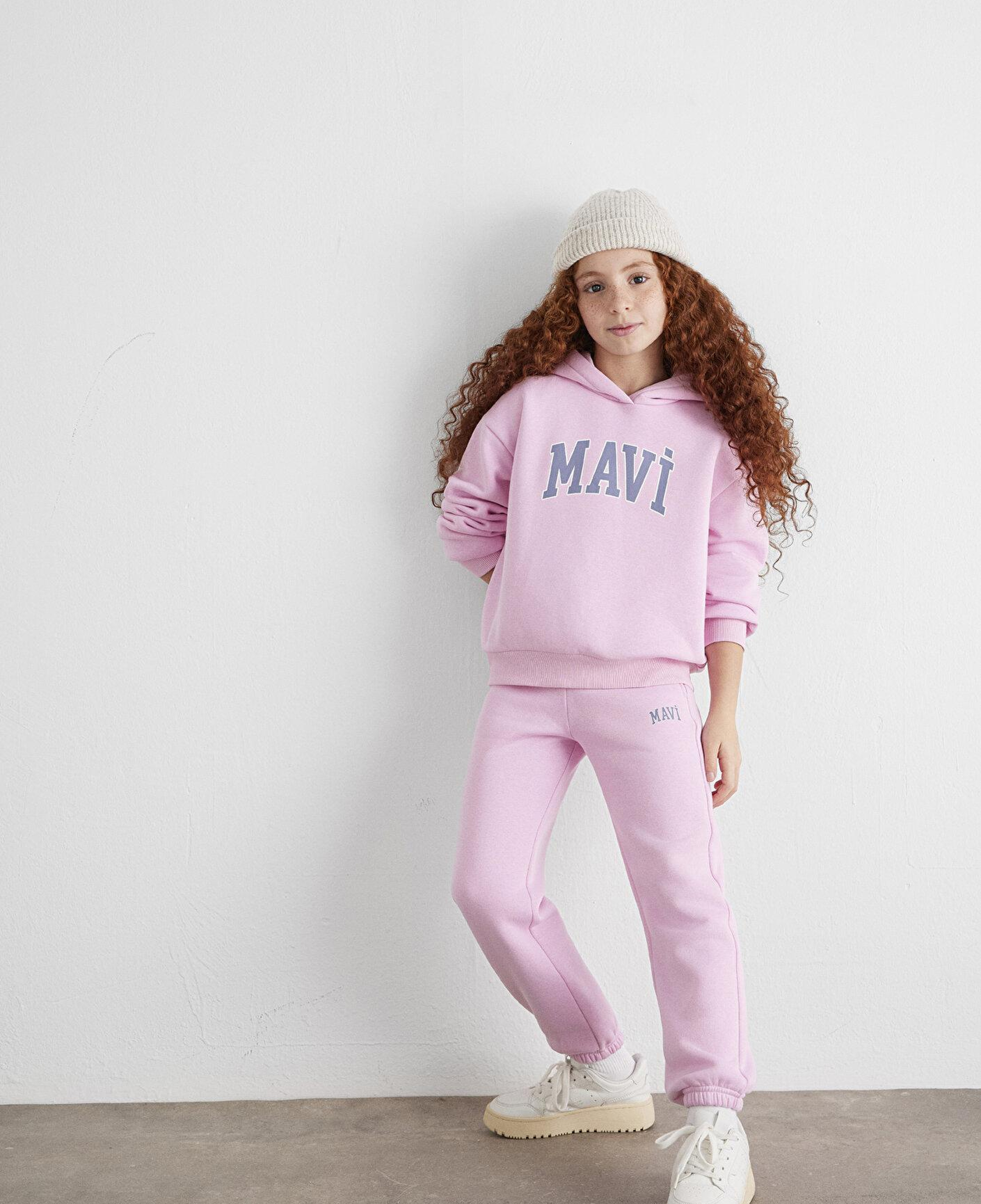 Mavi Mavi Logo Baskılı Pembe Eşofman Altı 7010000-70973