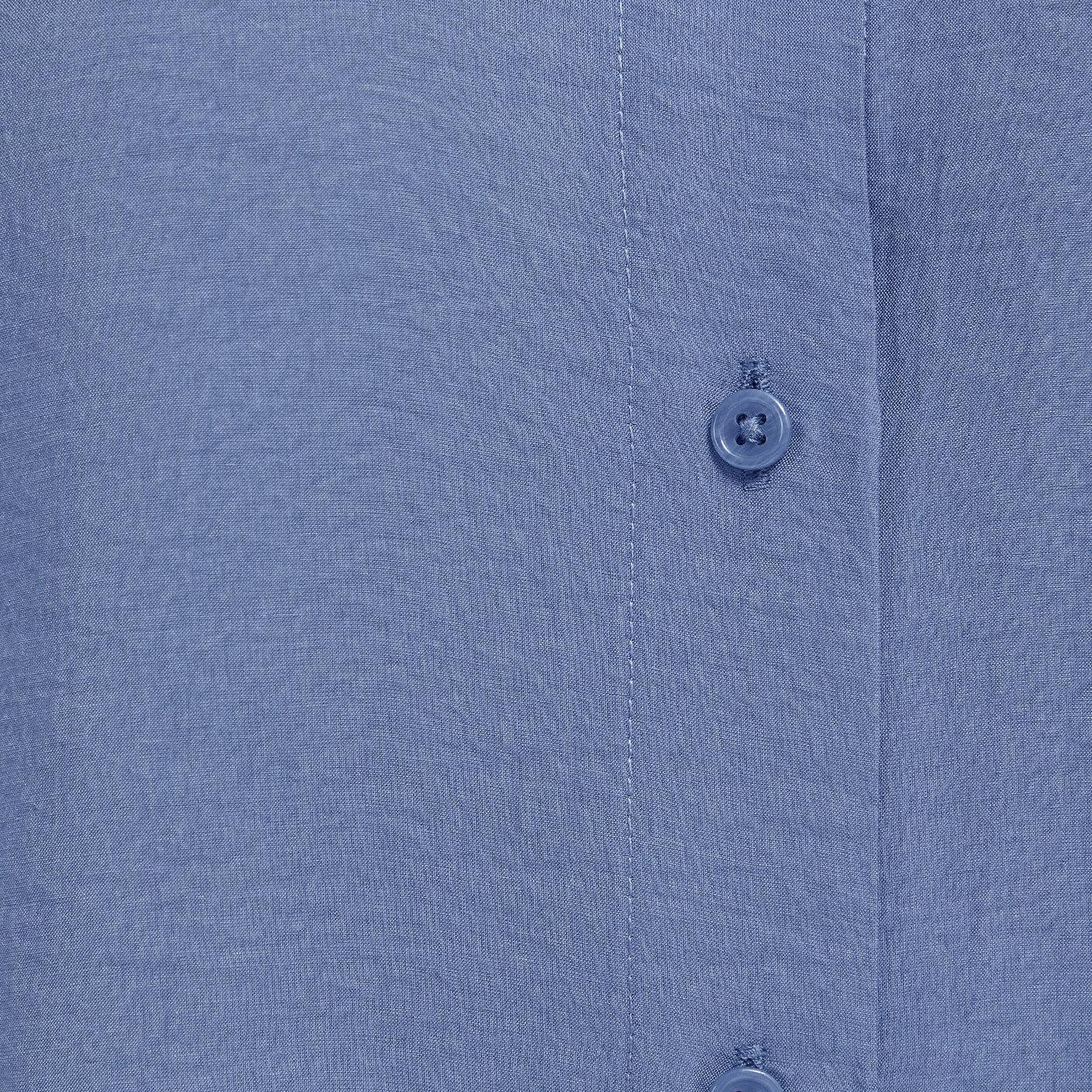 Mavi Soft-Premium Mavi (TENCEL™) Liyosel Karışımlı Gömlek Loose Fit / Bol Rahat Kesim 1211373-70728