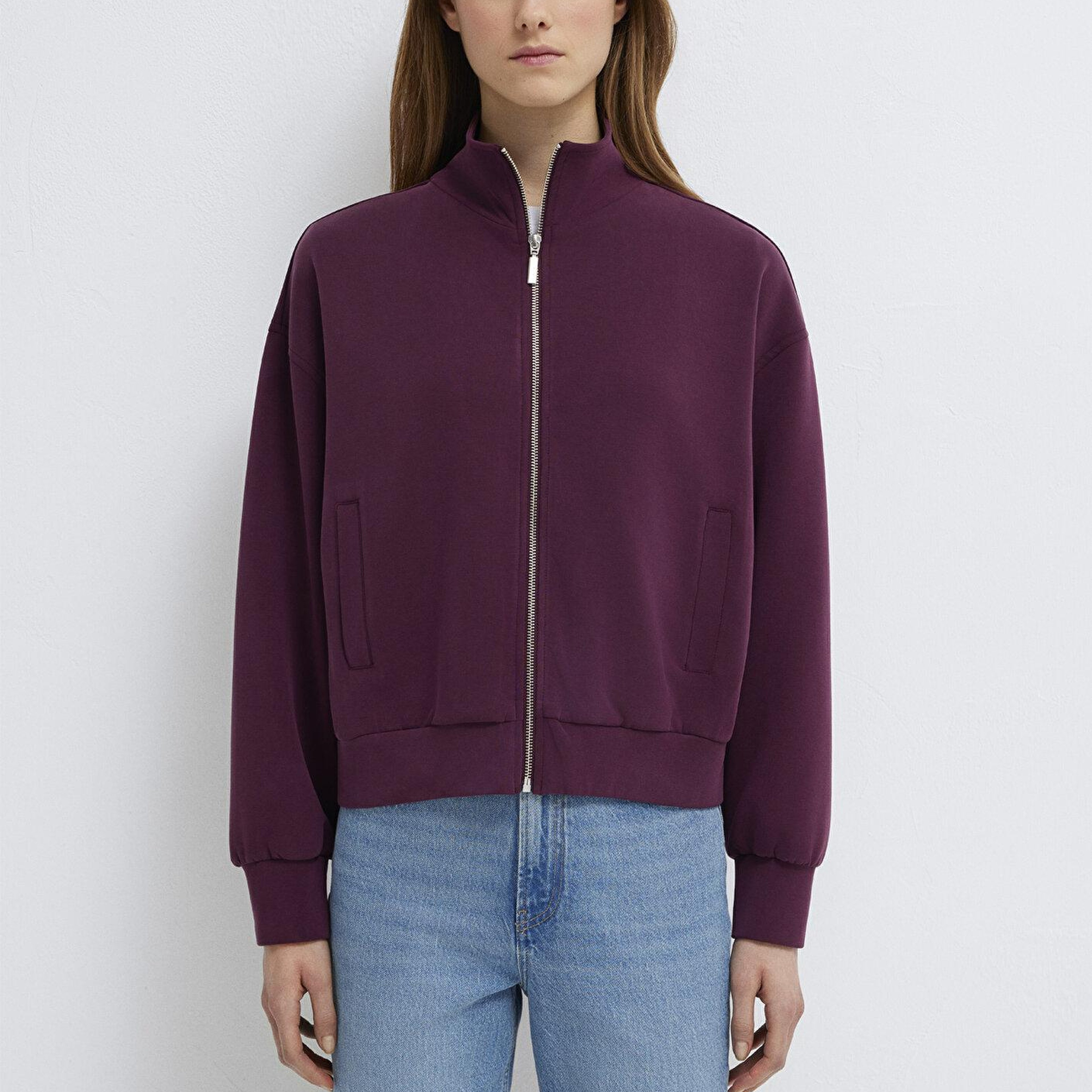 Mavi Bordo (TENCEL™) Modal Karışımlı Sweatshirt 1S10059-70434