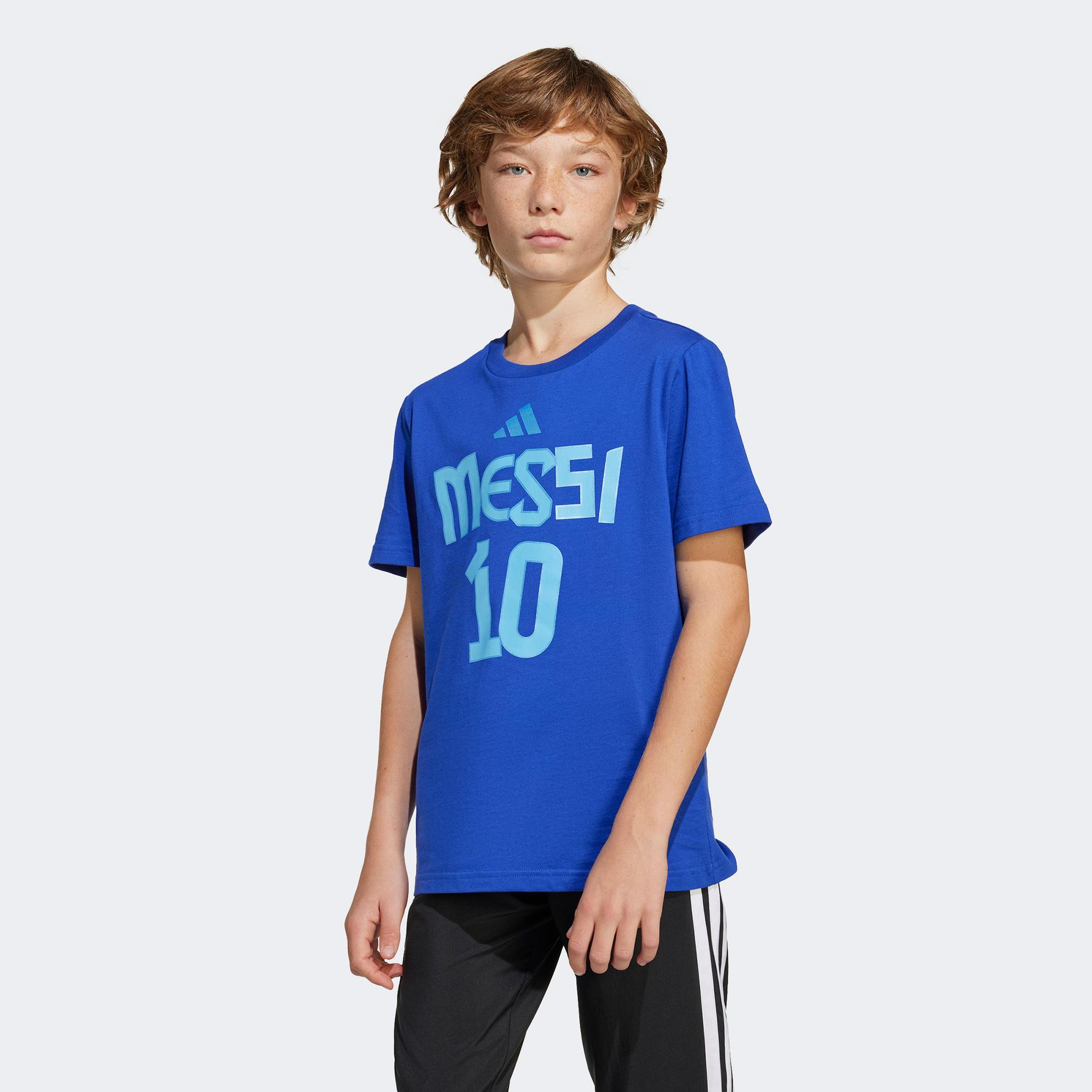 adidas Y Messi N&N G T Çocuk Mavi T-Shirt
