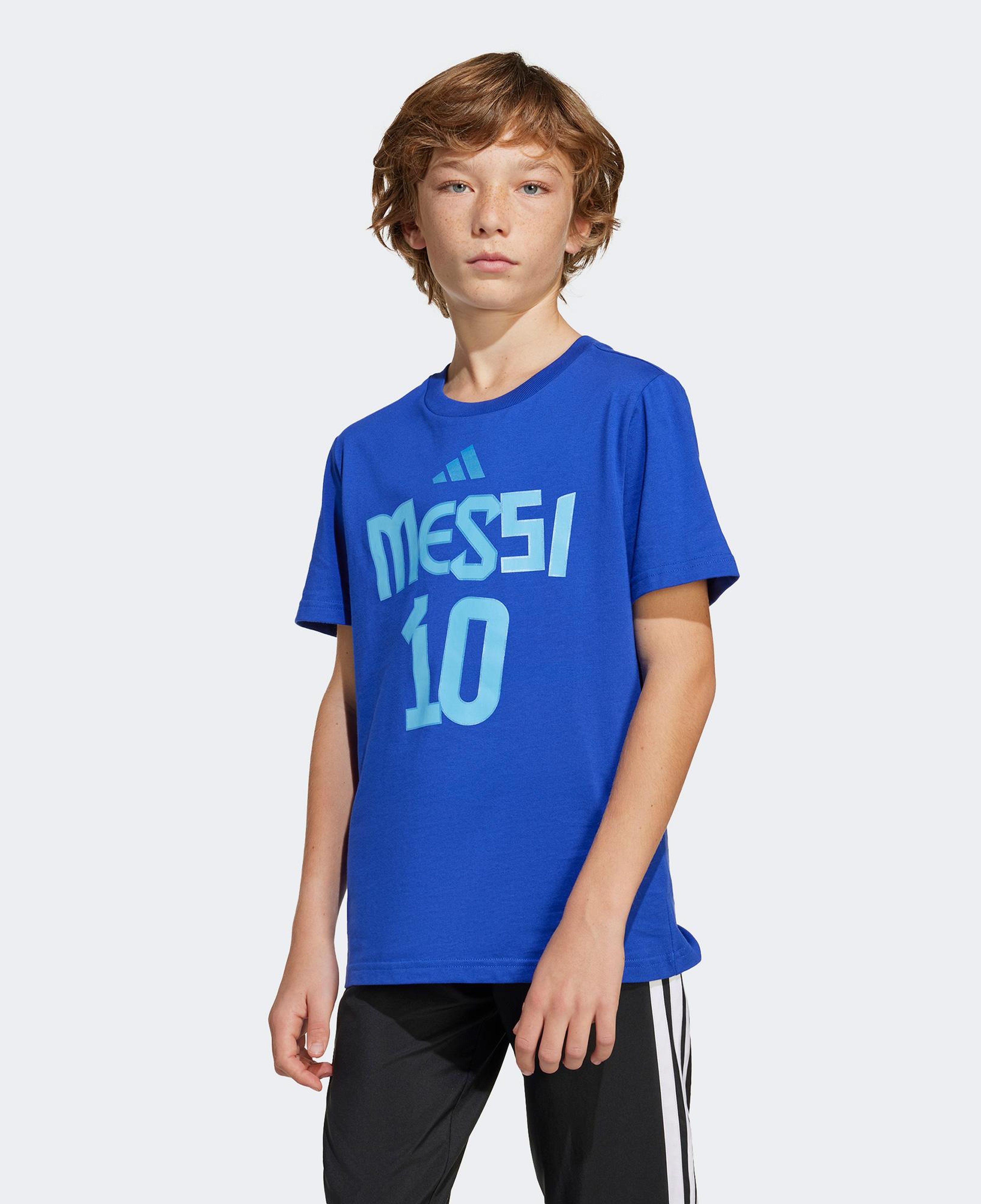 adidas Y Messi N&N G T Çocuk Mavi T-Shirt