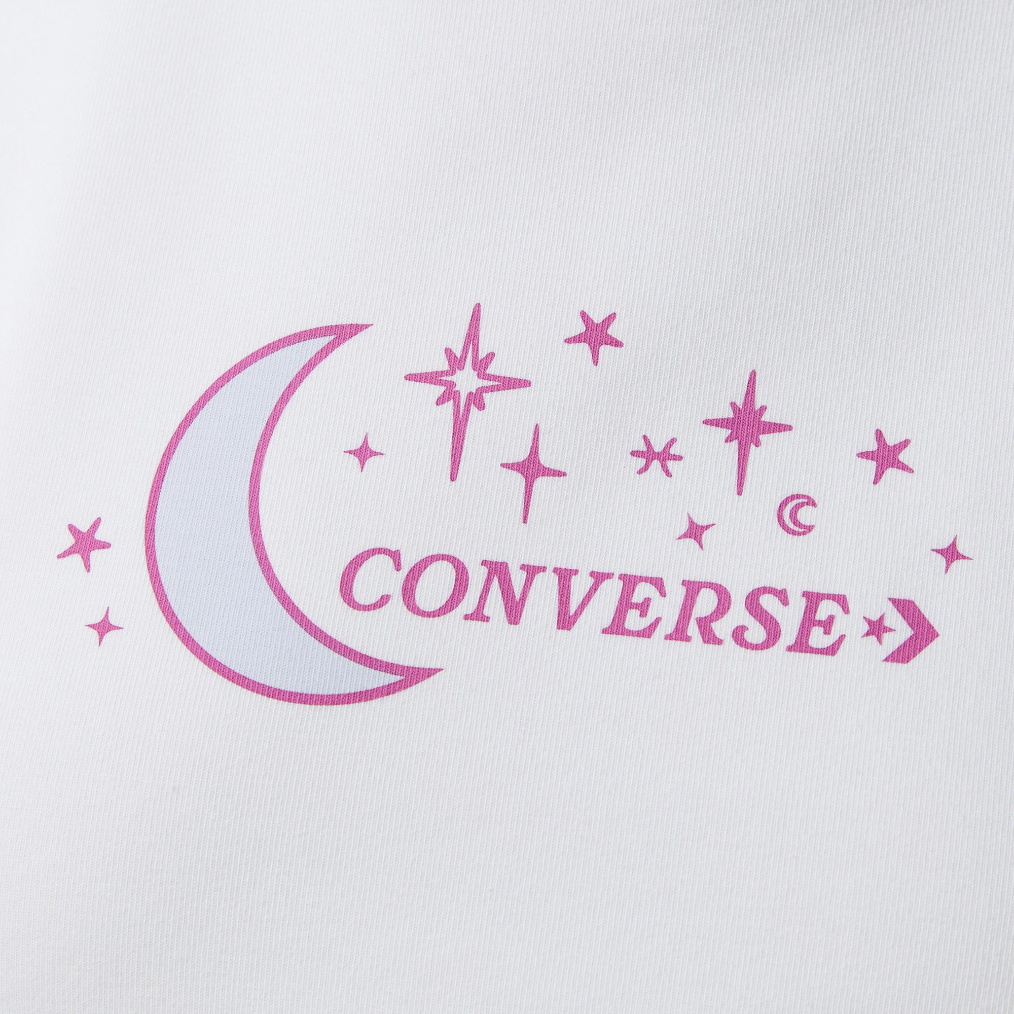 Converse Retro Kadın Beyaz T-Shirt