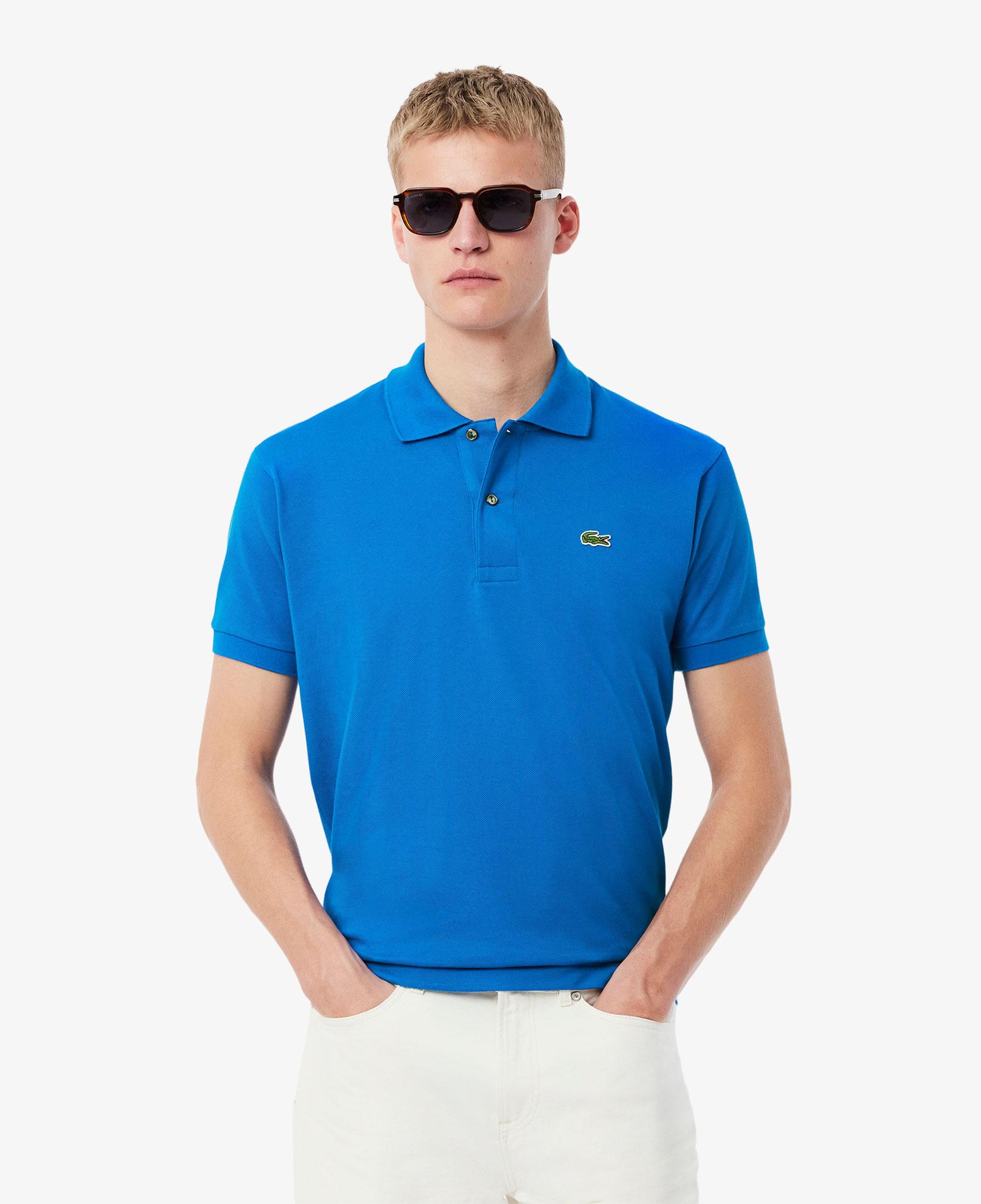 L.12.12 Erkek Classic Fit Mavi Polo