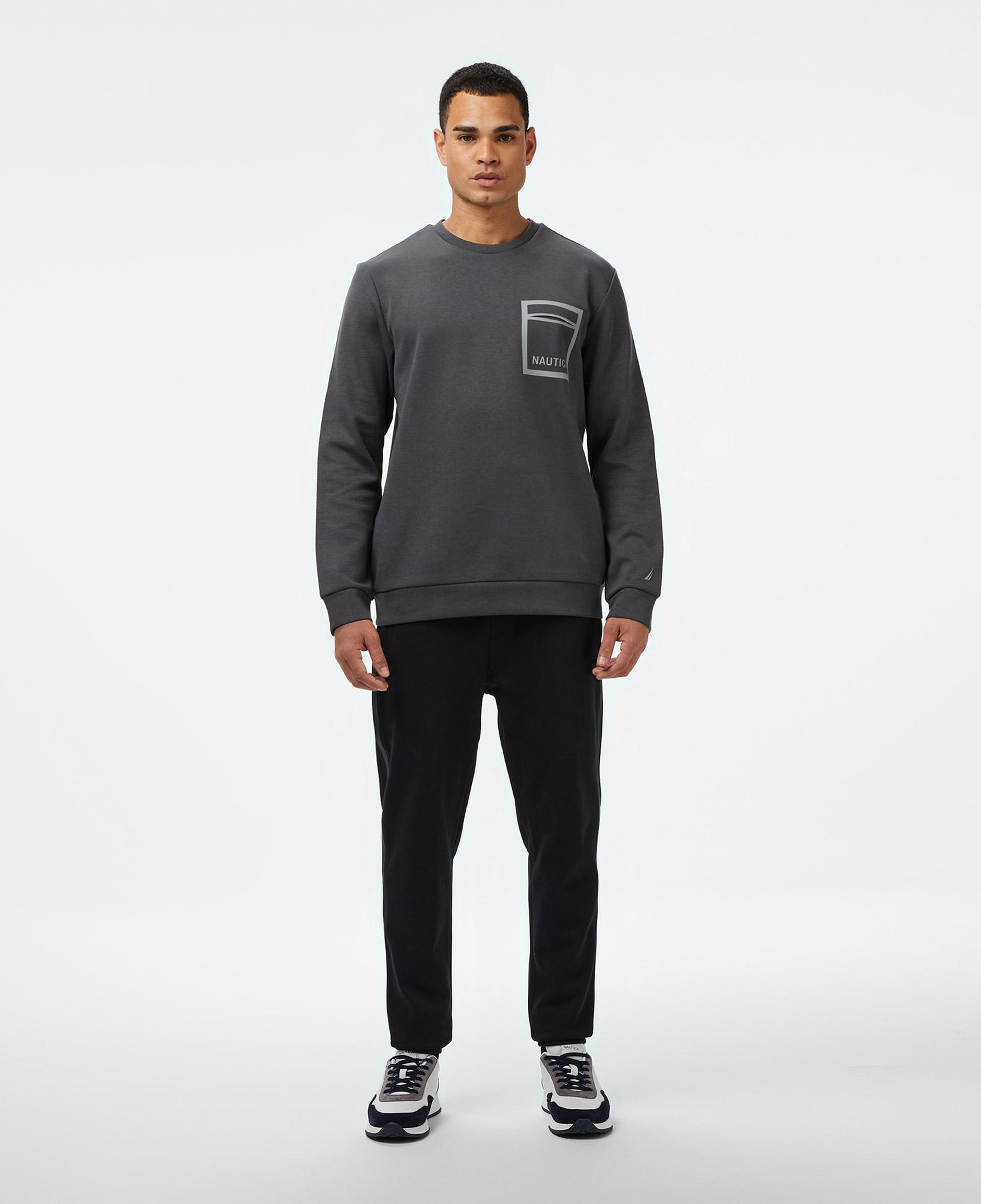 Nautica Classic Fit Erkek Gri Sweatshirt