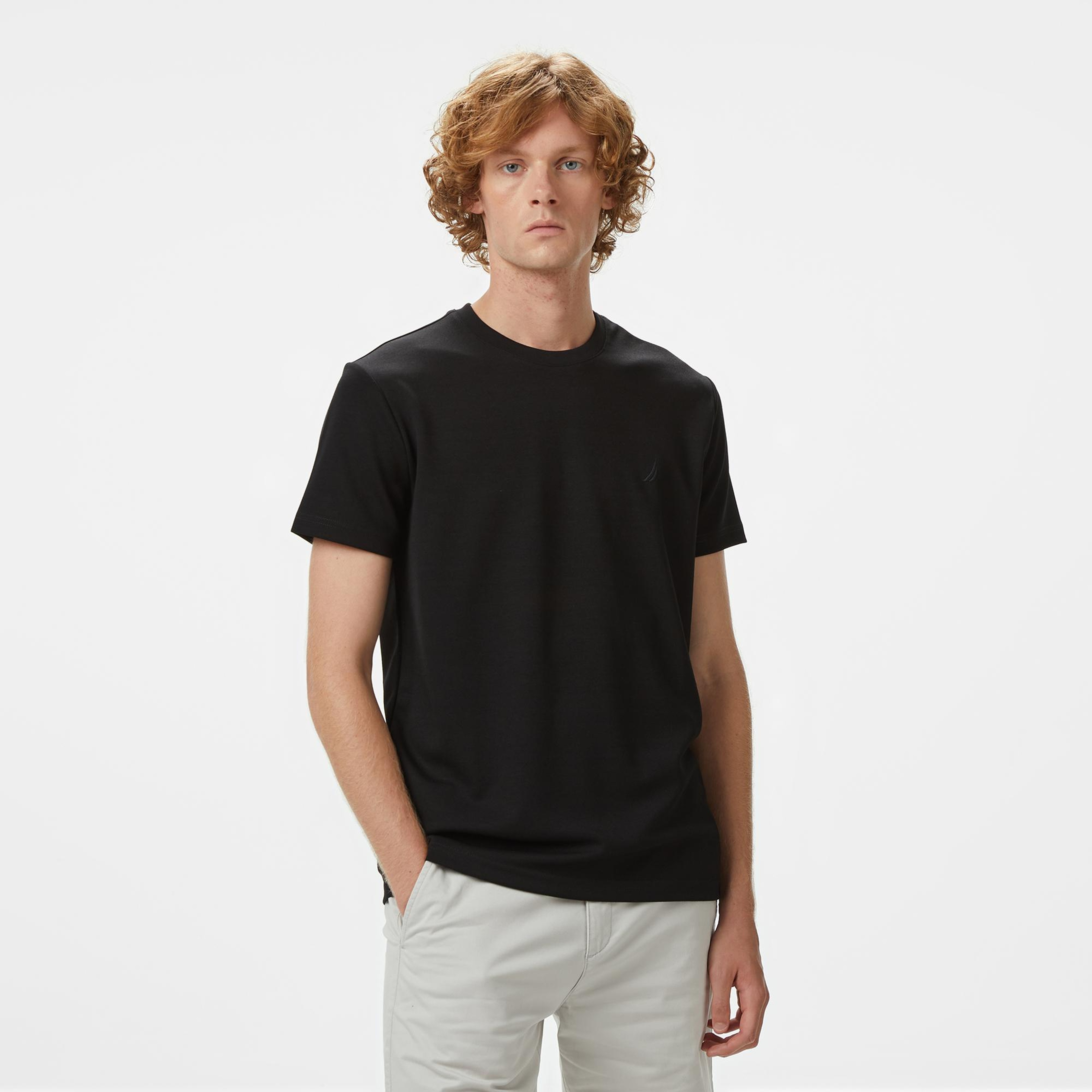 Nautica Erkek Siyah Classic Fit T-Shirt