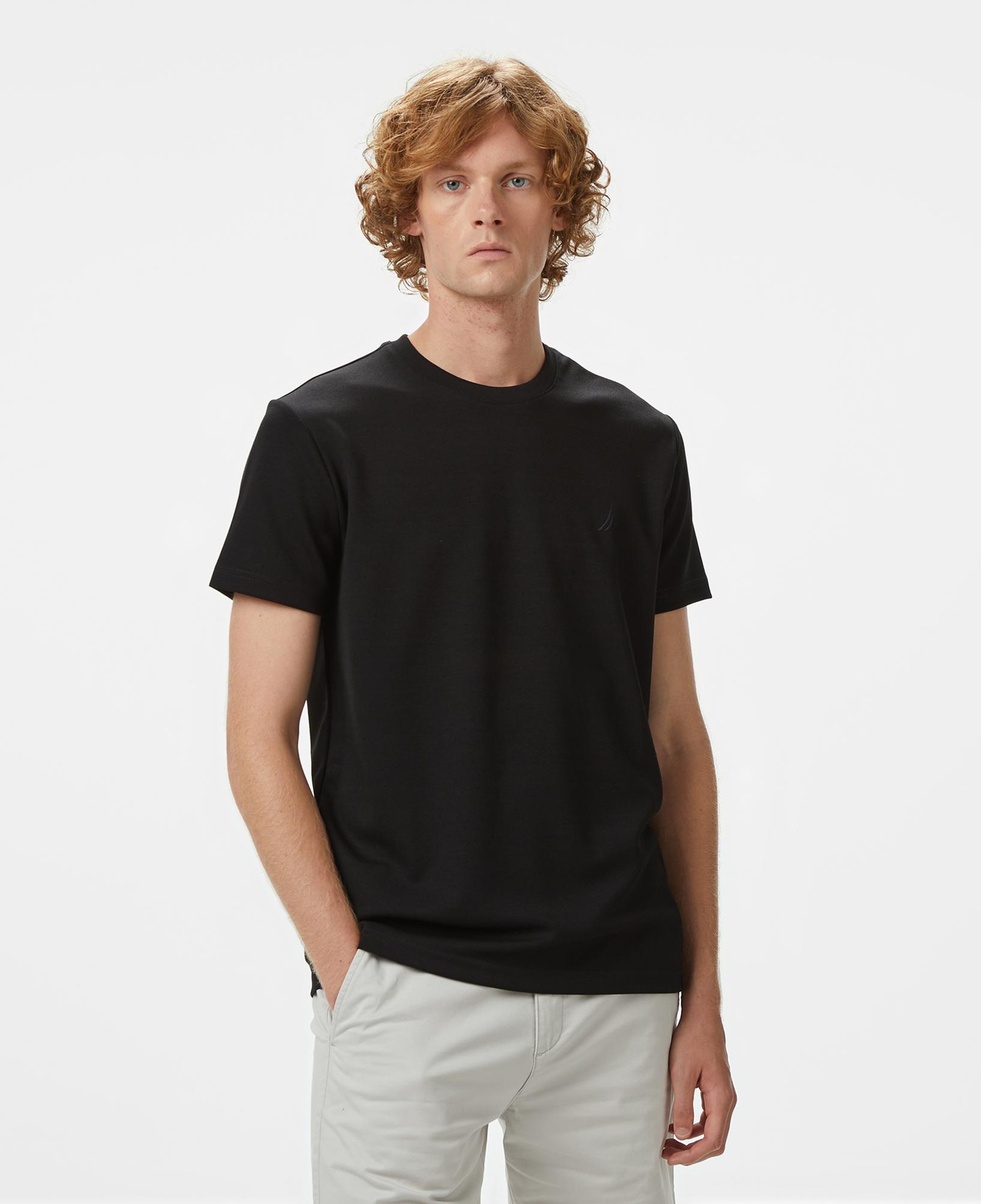Nautica Erkek Siyah Classic Fit T-Shirt