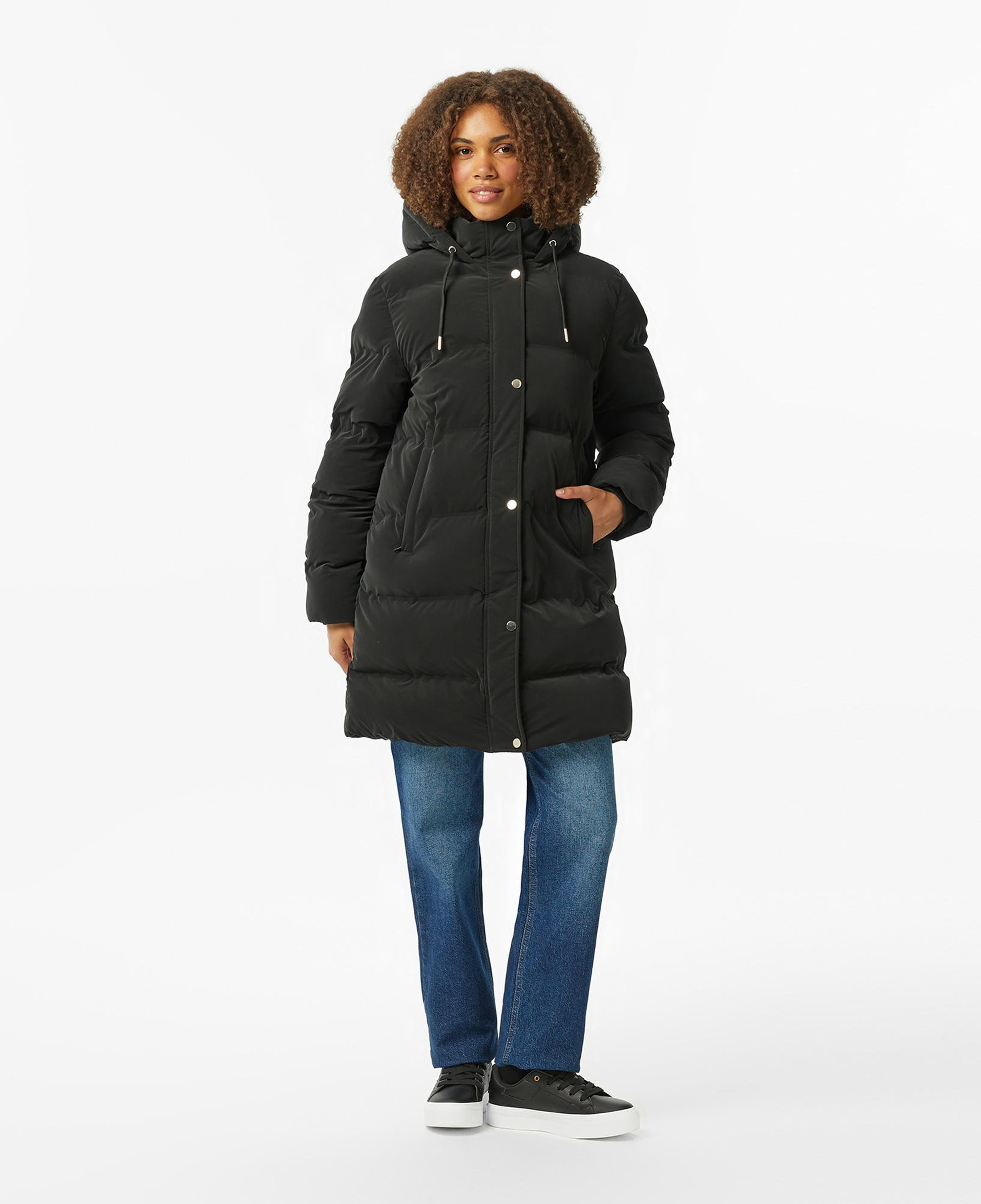 Nautica Kadın Siyah Regular Fit Mont