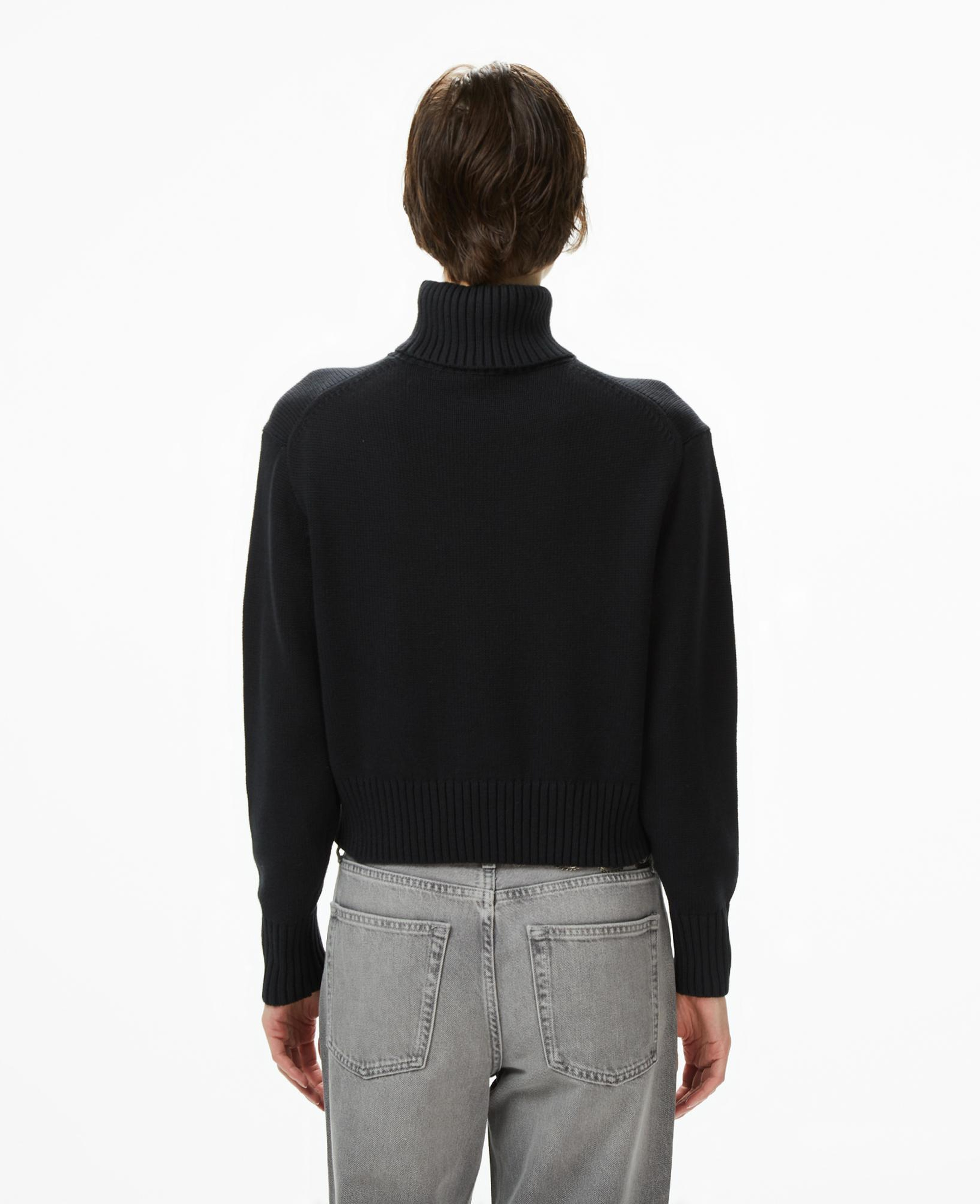 Calvin Klein Chenille Monologo Kadın Siyah Kazak