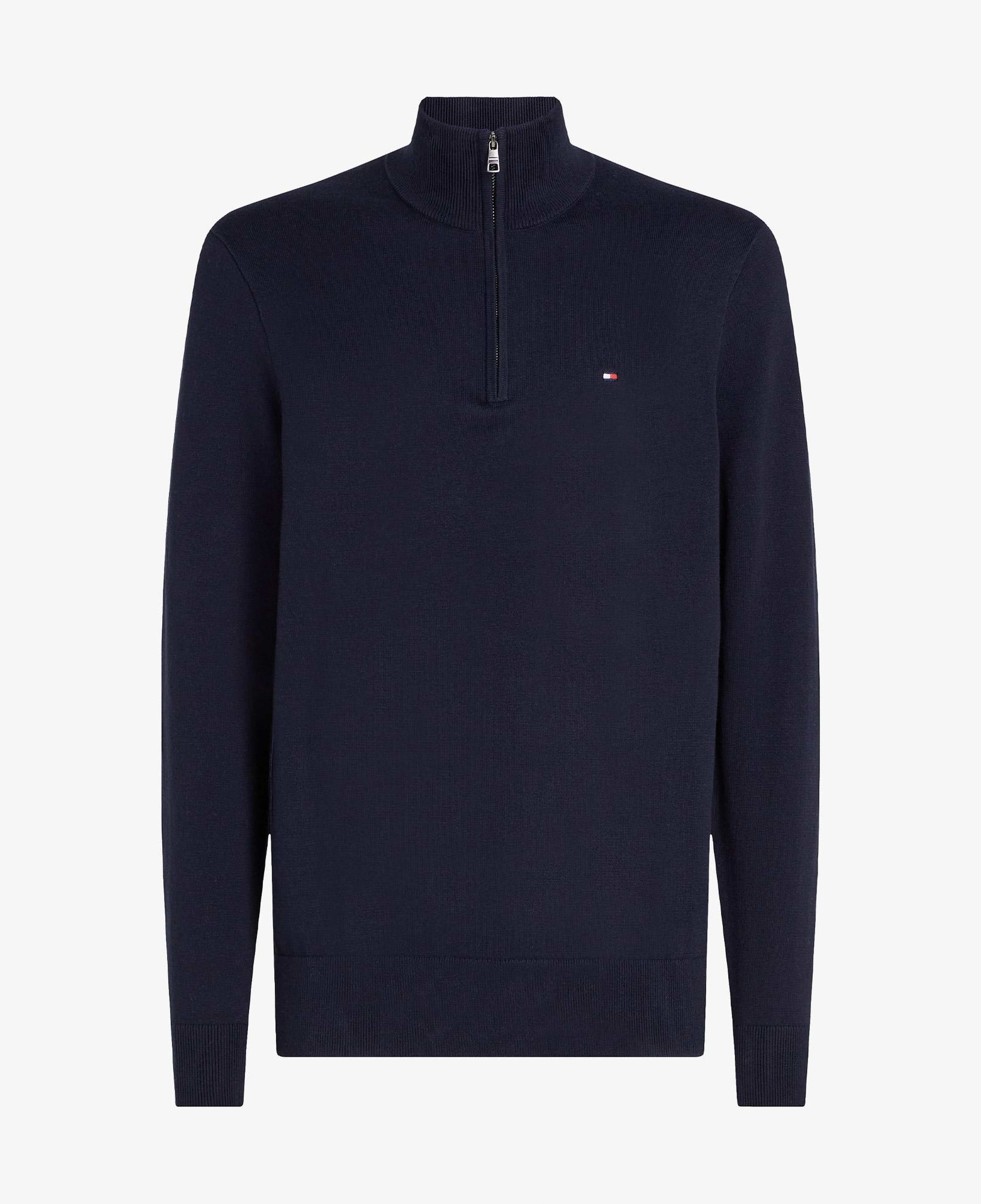 Tommy Hilfiger Erkek Triko Lacivert Kazak