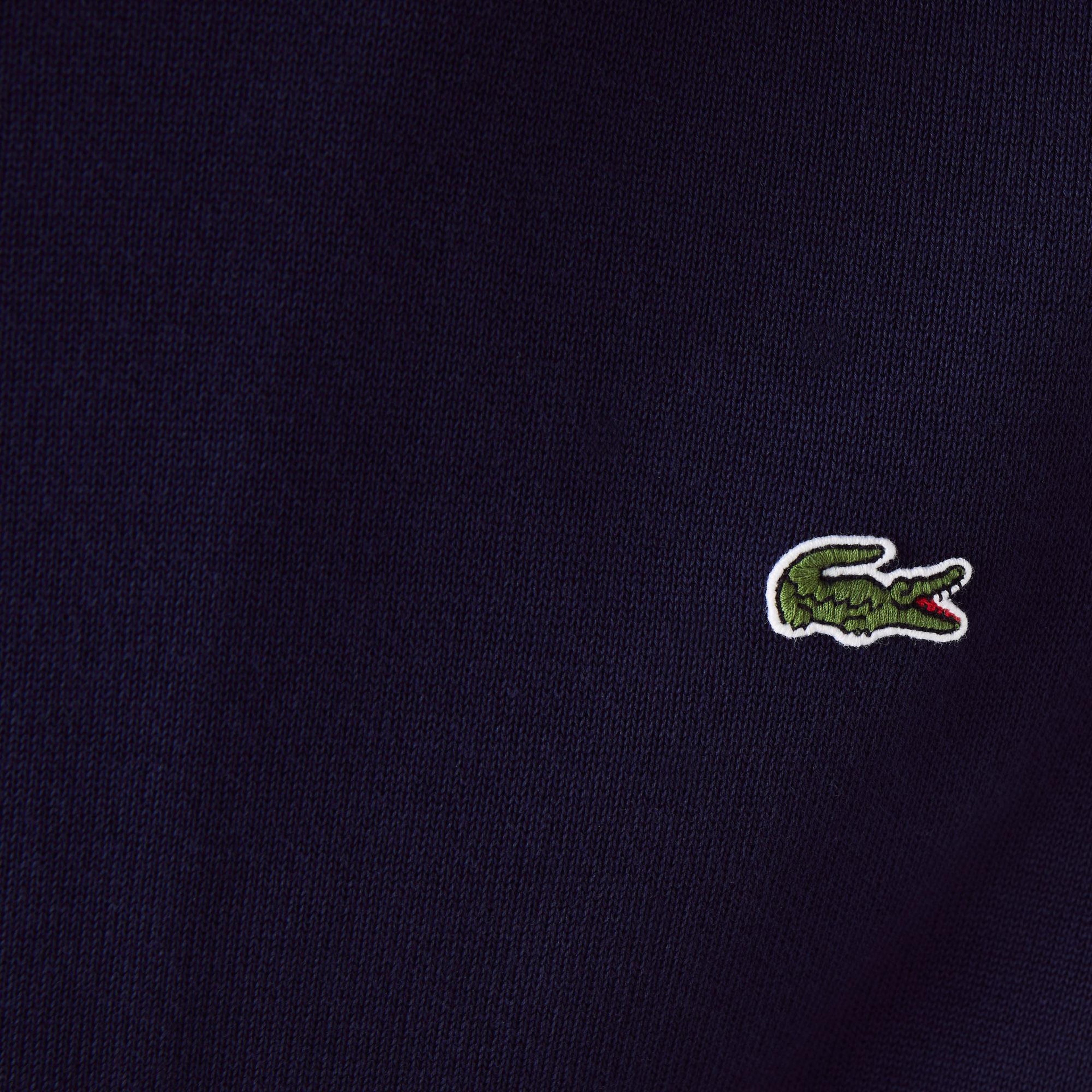 Lacoste Erkek Regular Fit Bisiklet Yaka Lacivert Kazak