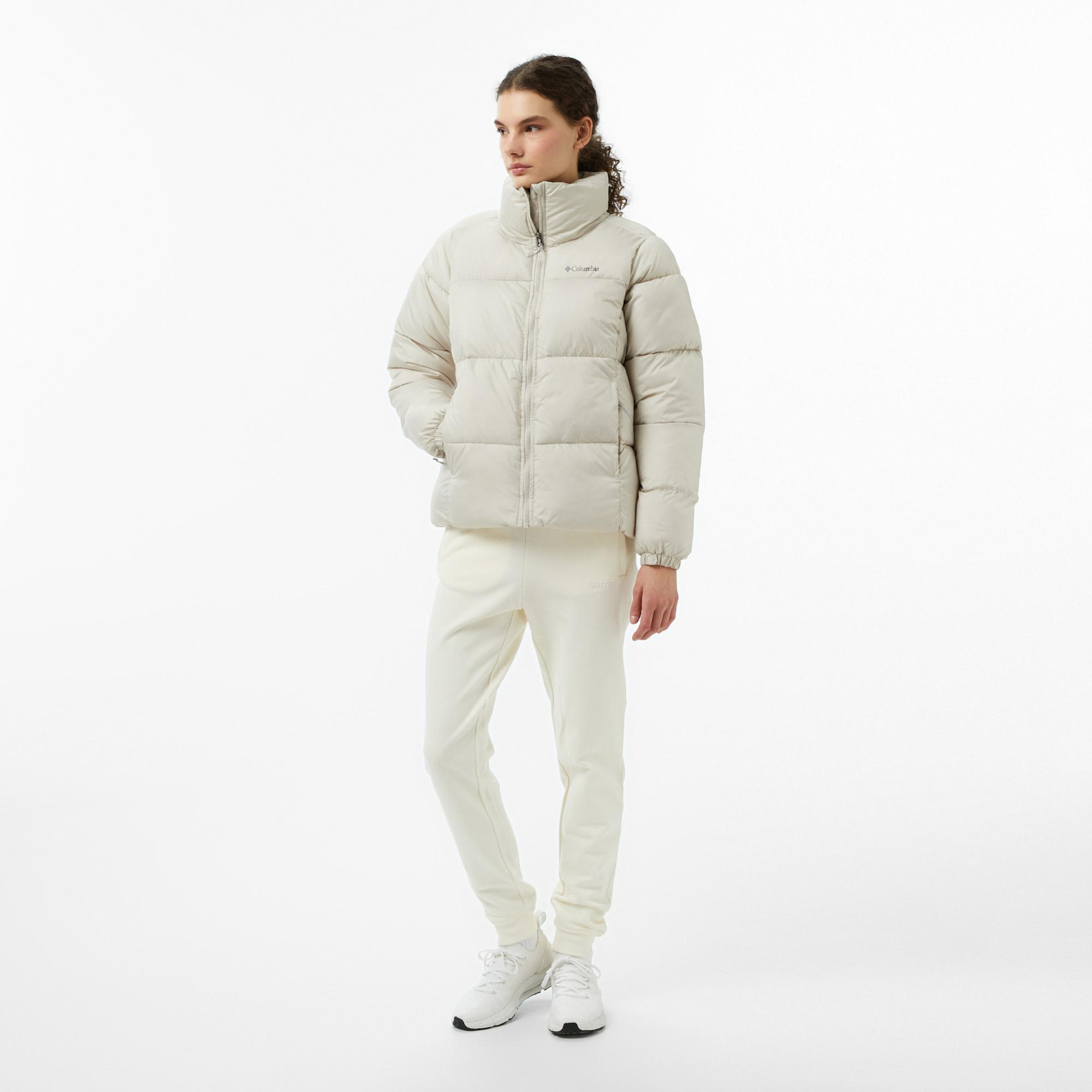 Columbia Puffect II Full Zip Kadın Bej Outdoor Mont