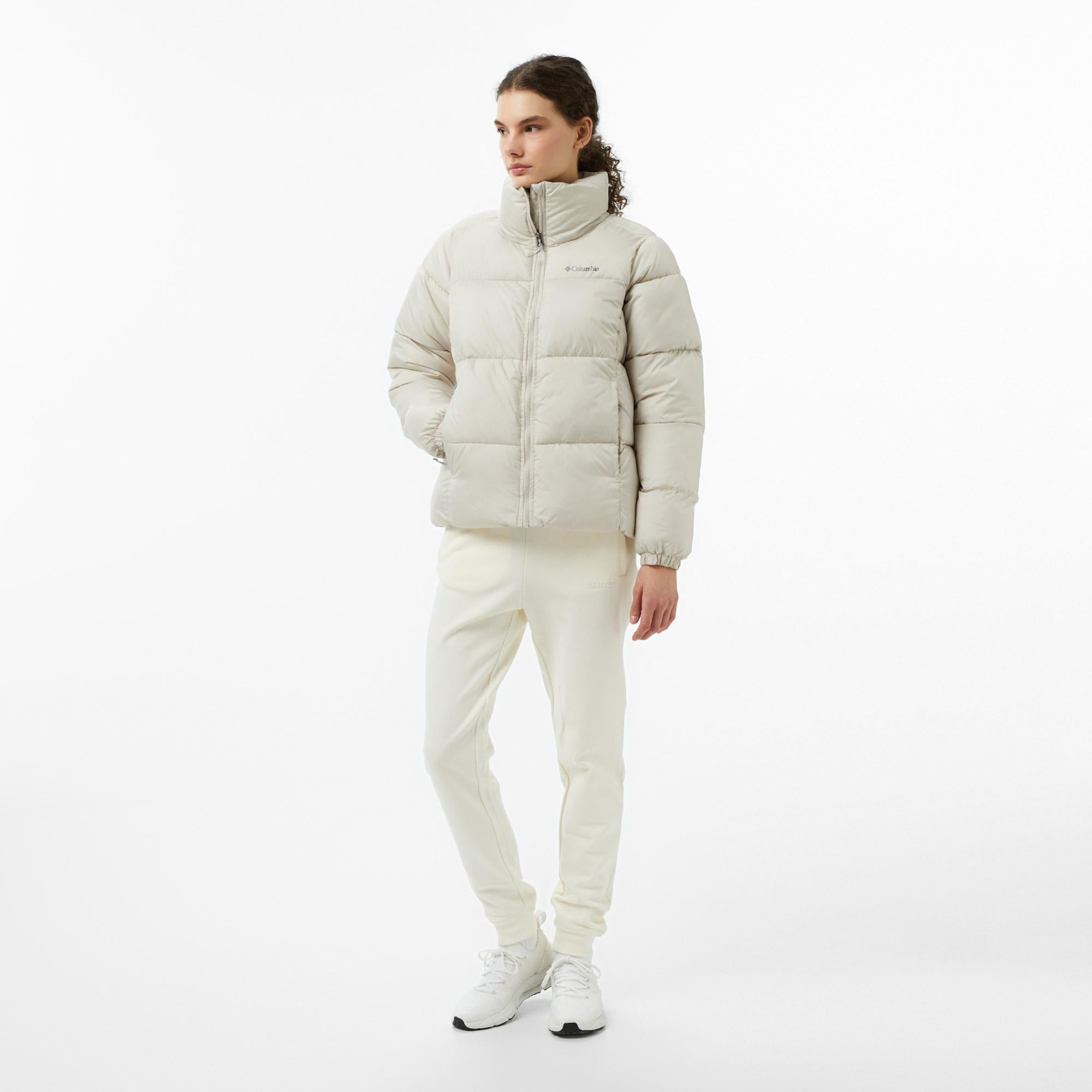 Columbia Puffect II Full Zip Kadın Bej Mont